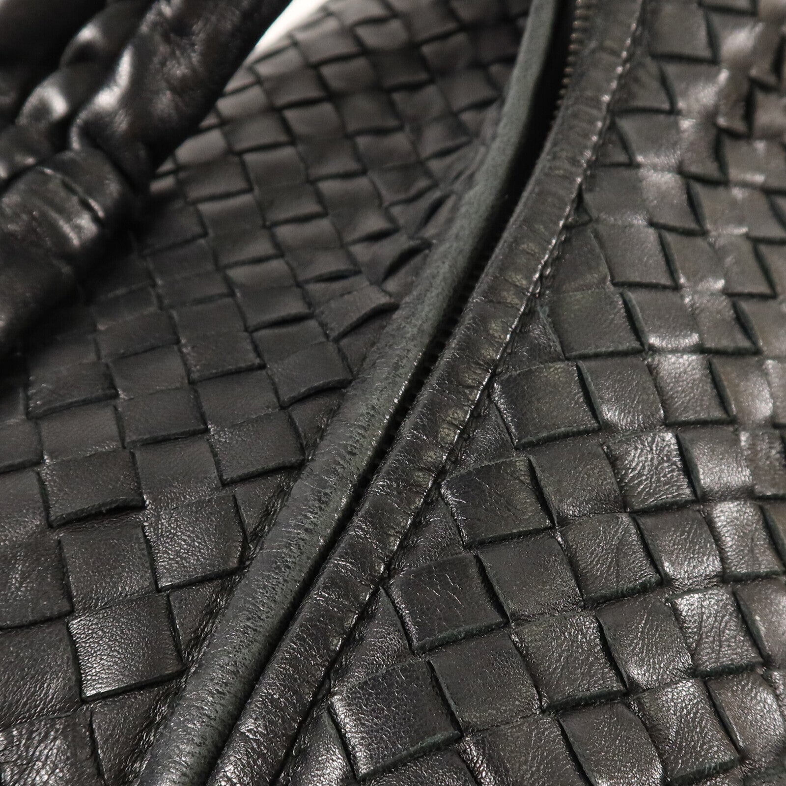BOTTEGA VENETA 織紋皮革Hobo Bag肩背袋