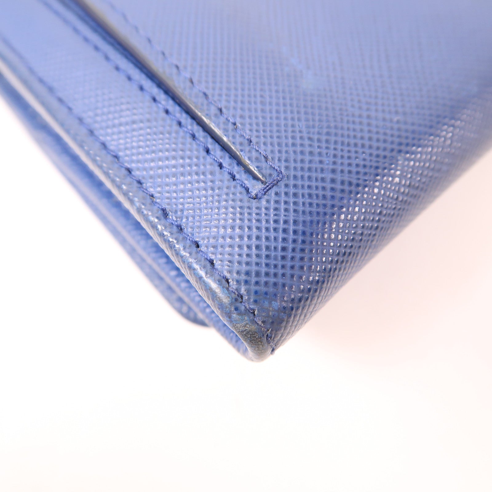 PRADA 牛皮皮革Long Wallet金扣長錢包