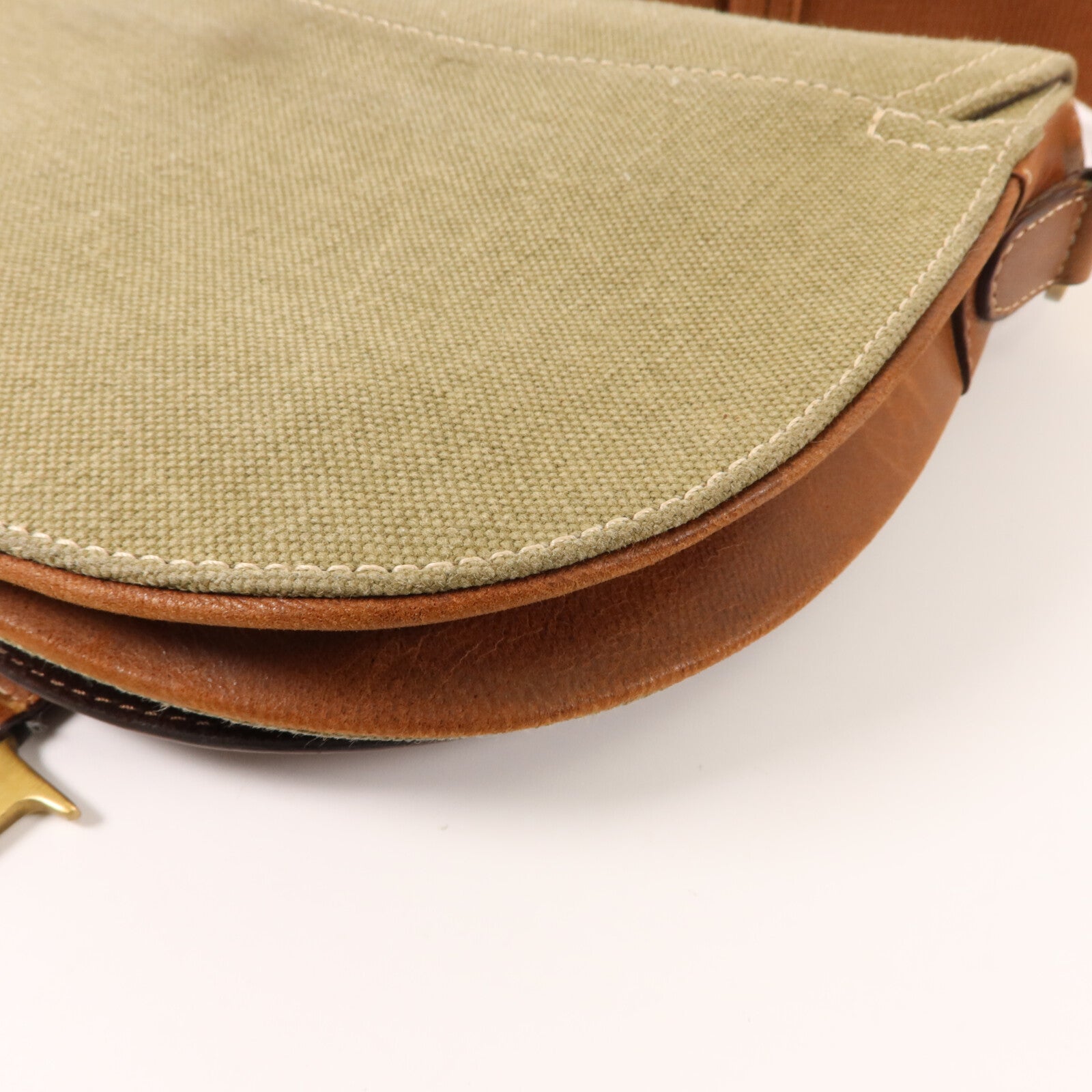 Dior 帆布Saddle Bag肩背袋