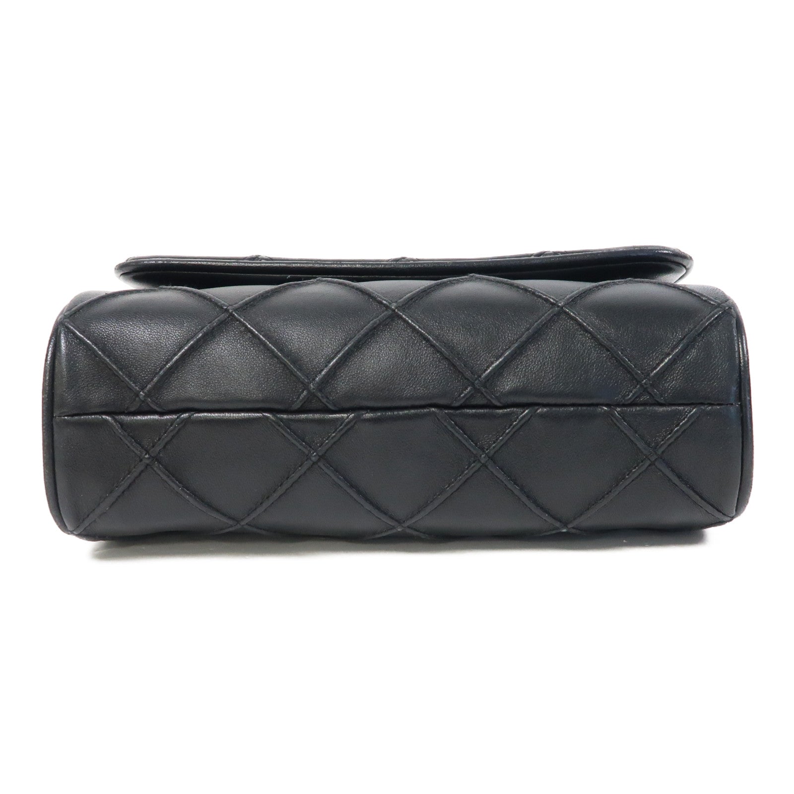 Tory Burch 牛皮皮革Shoulder Bag金扣鏈帶肩背袋黑色