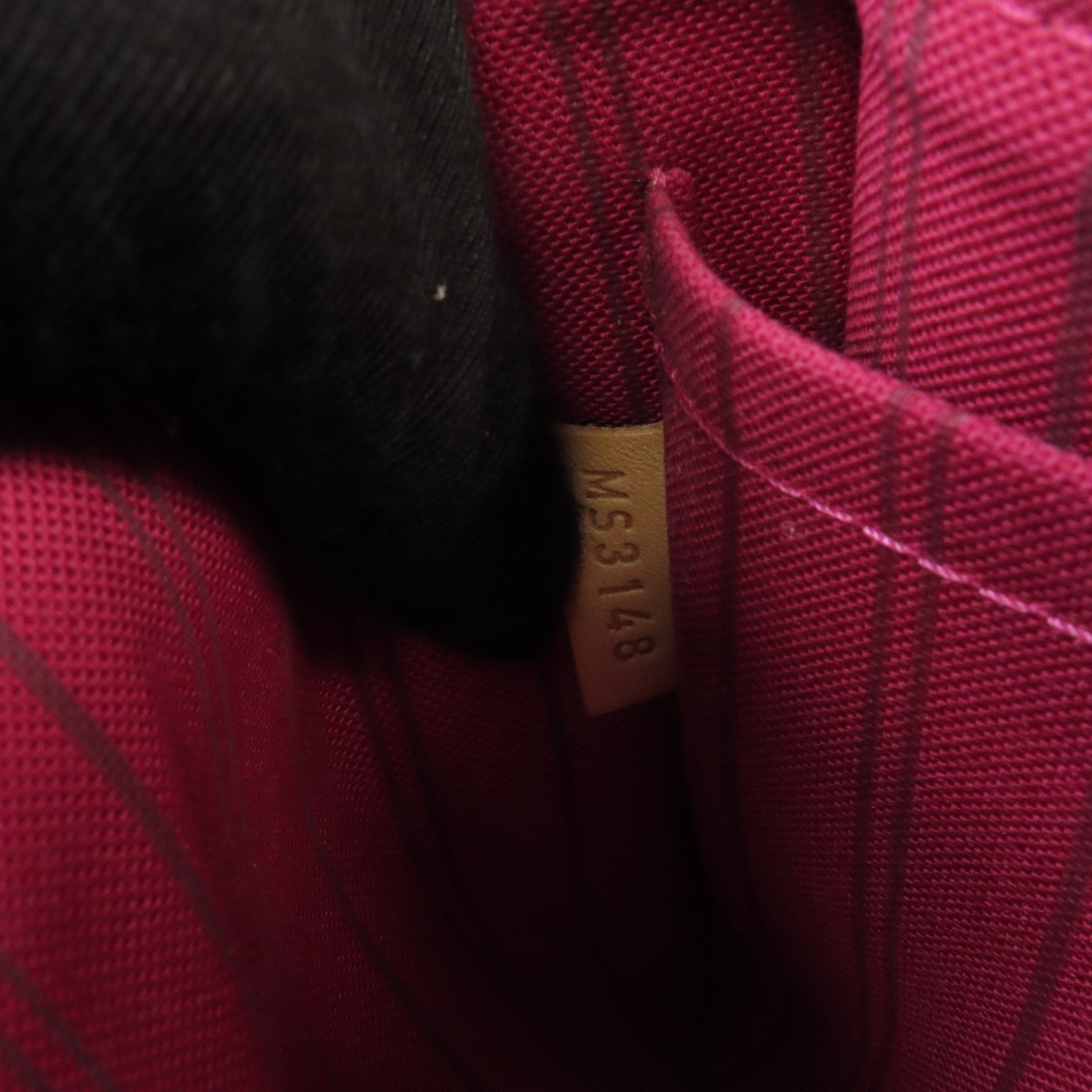 LOUIS VUITTON Monogram Neverfull MM金扣手挽袋棕色