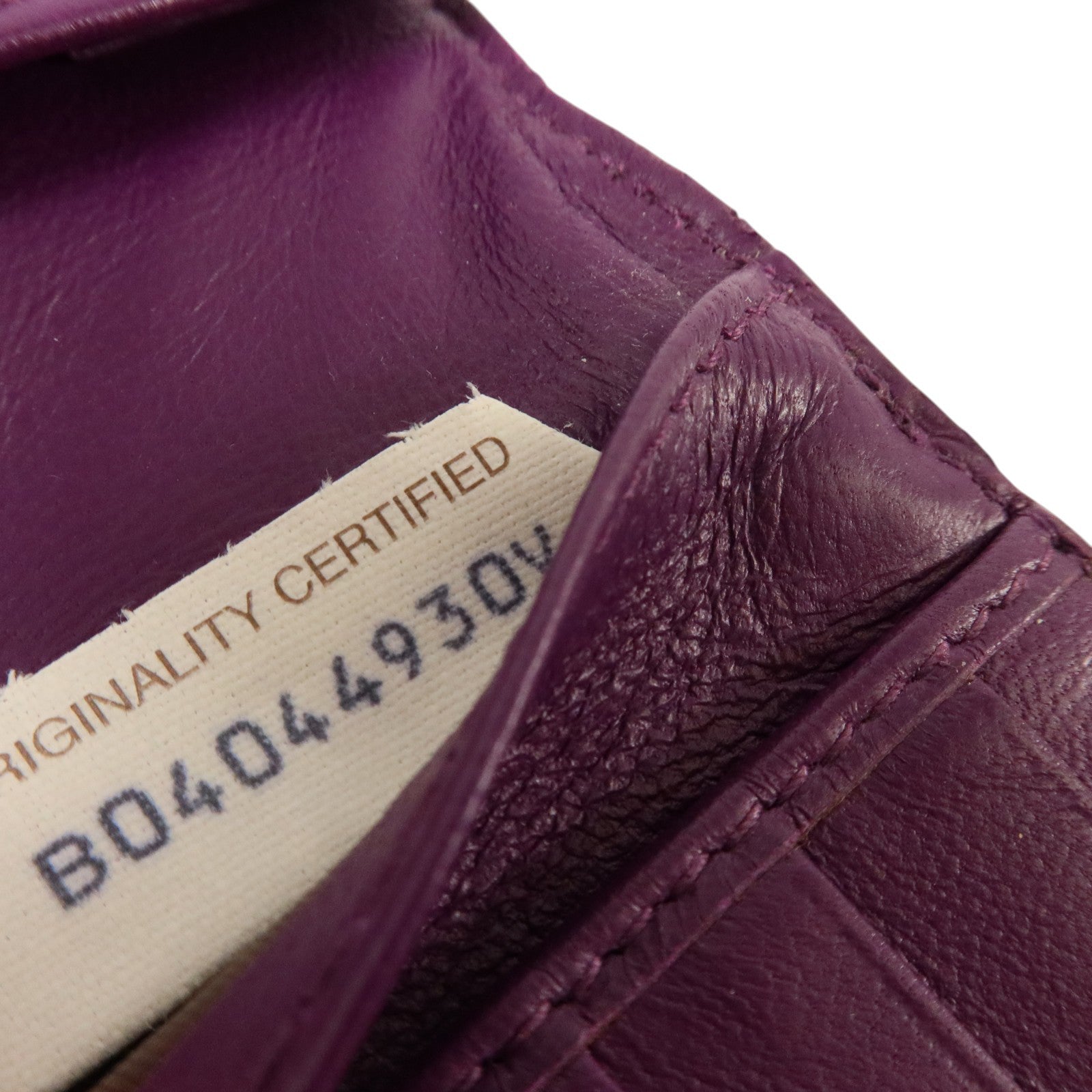 BOTTEGA VENETA 織紋皮革Long Wallet長錢包