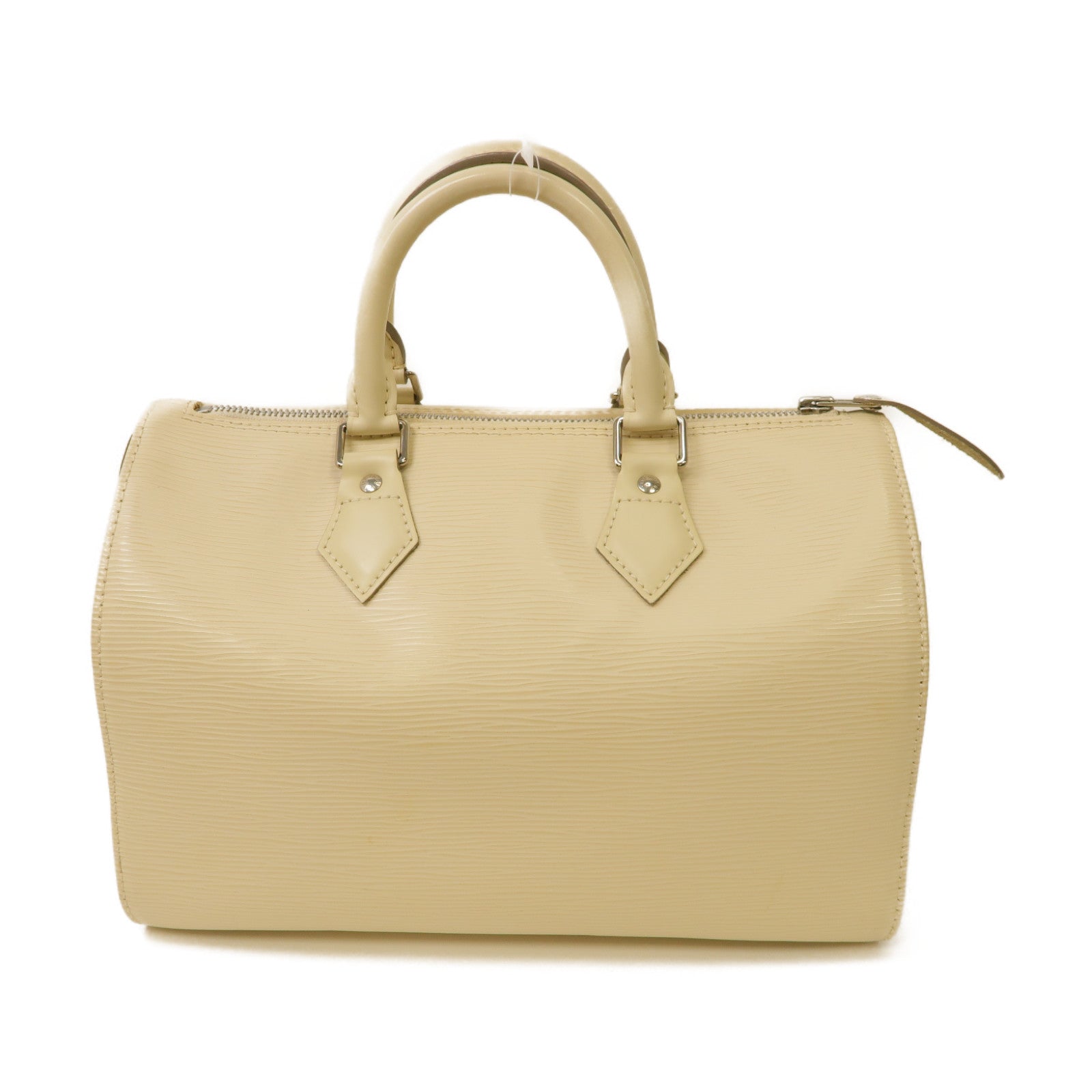 LOUIS VUITTON 【激減優惠】Epi Speedy 30銀扣手挽袋白色