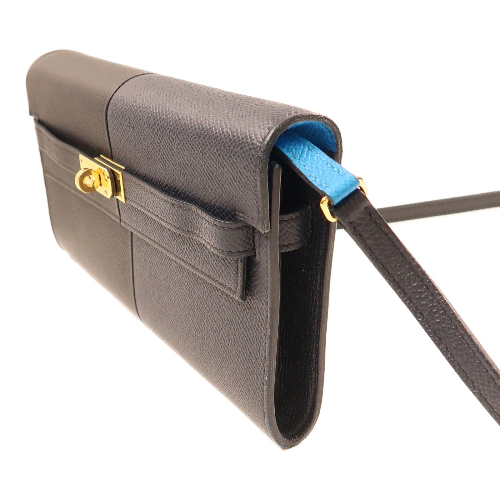 HERMES 【激減優惠】Epsom皮革Kelly To Go金扣肩背袋