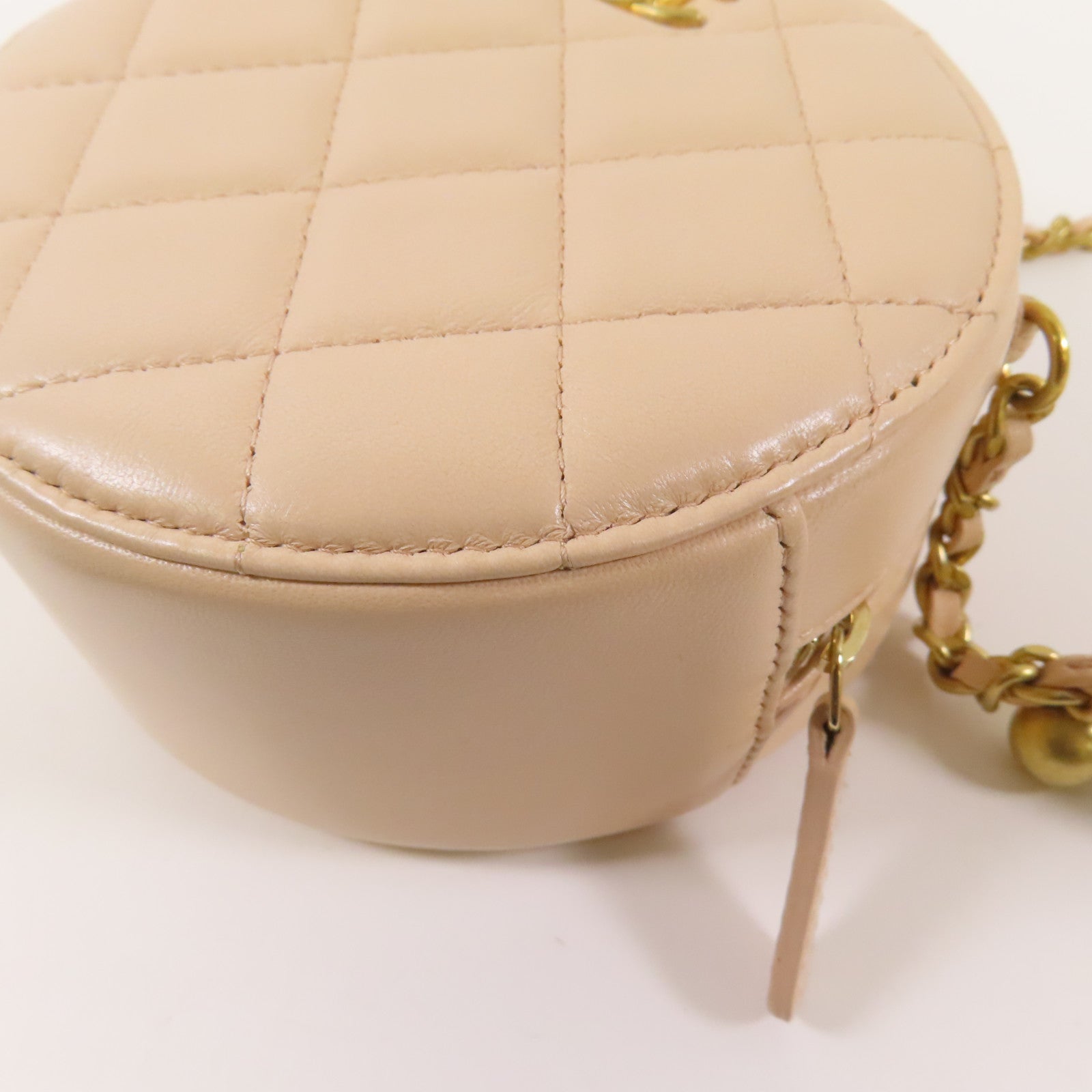 CHANEL 羊皮皮革Chain Bag金扣肩背袋
