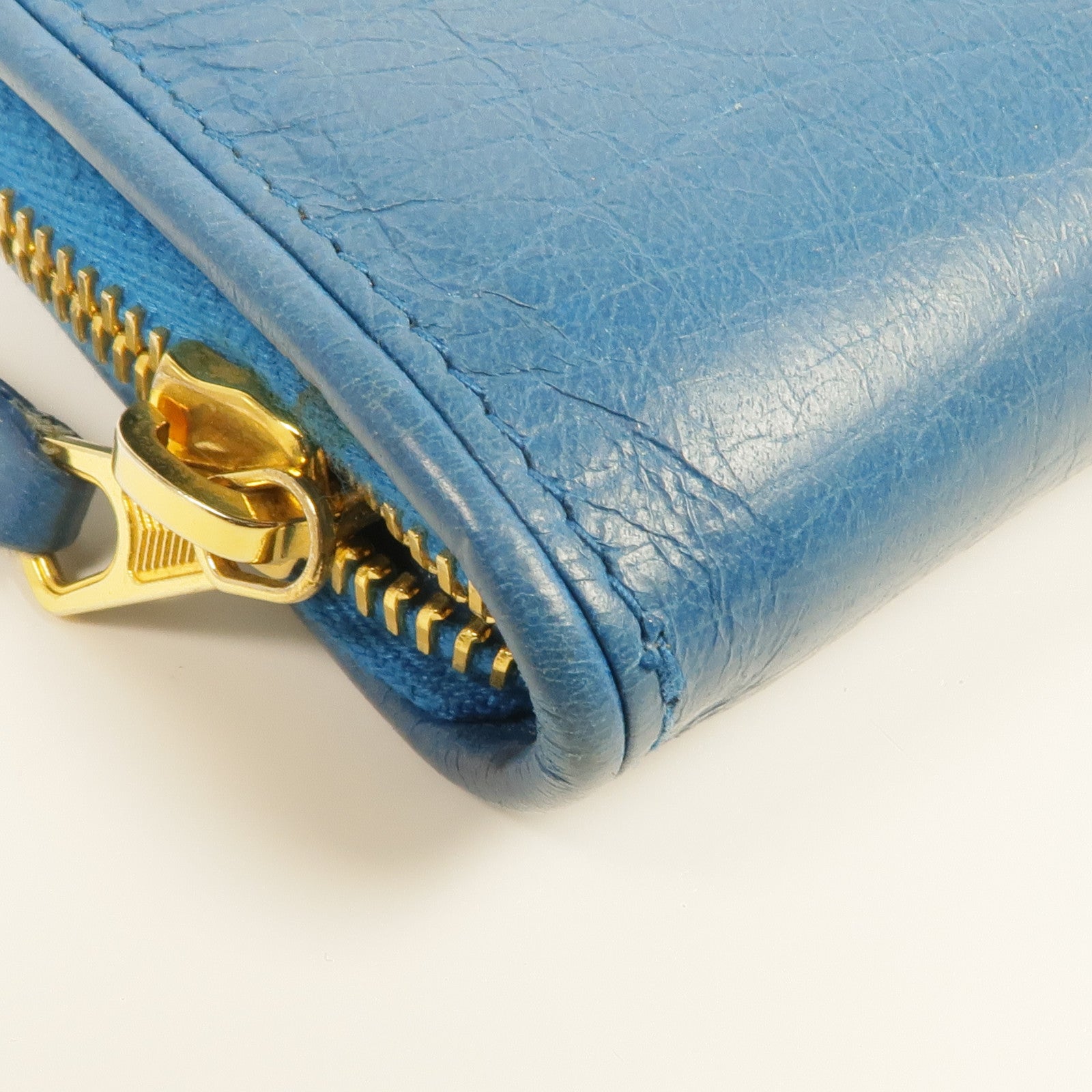 BALENCIAGA 皮革Blanket Billfold Wallet金扣錢包