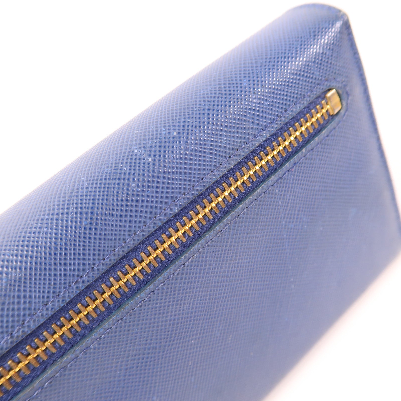 PRADA 牛皮皮革Long Wallet金扣長錢包