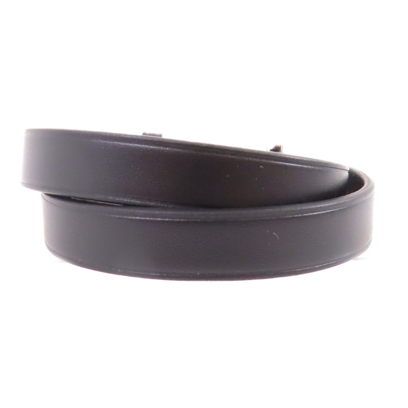 TIFFANY＆CO 【激減優惠】牛皮皮革/925純銀Leather Bracelet With Sterling Silver銀扣手鏈黑色