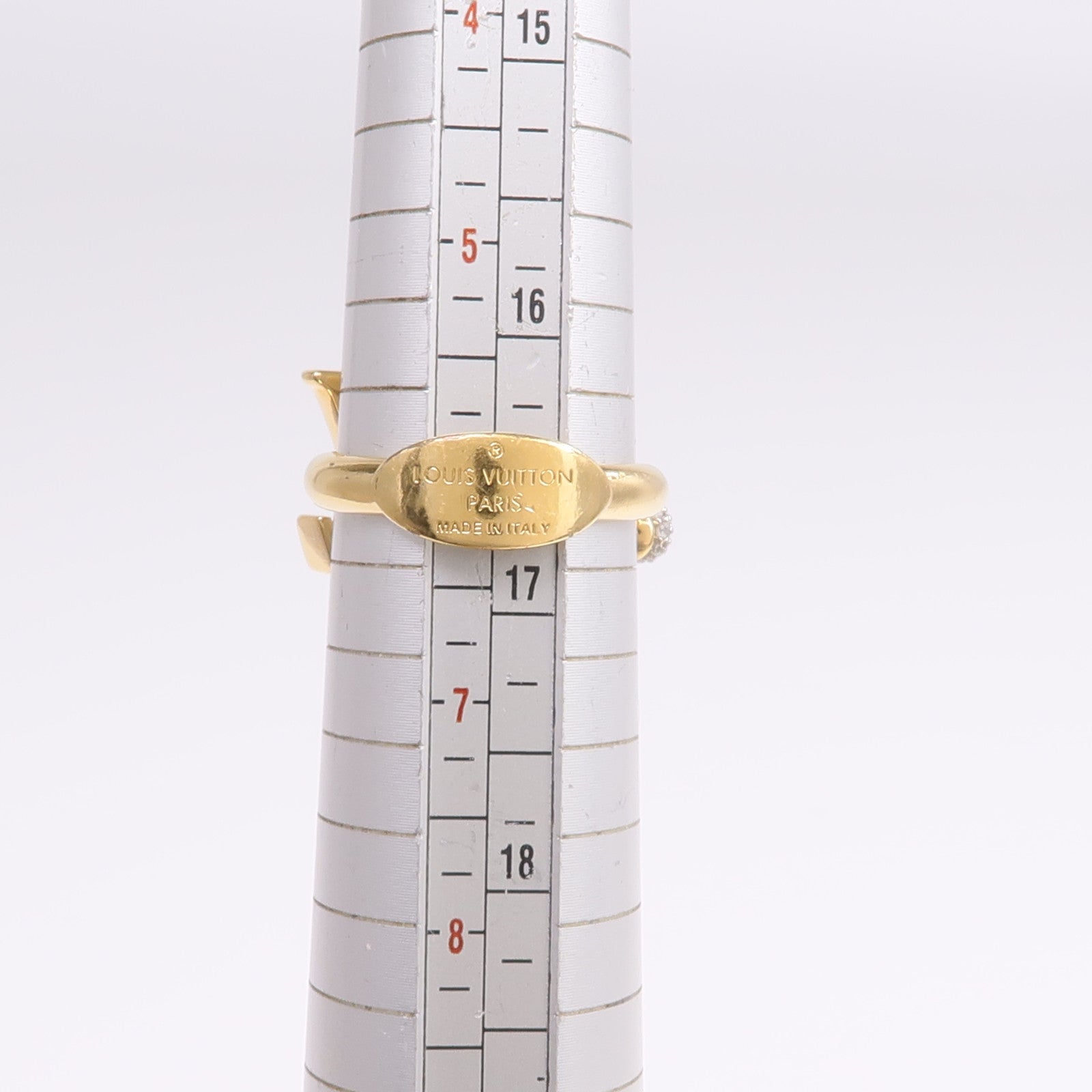 LOUIS VUITTON 金屬Gram Ring戒指US#6