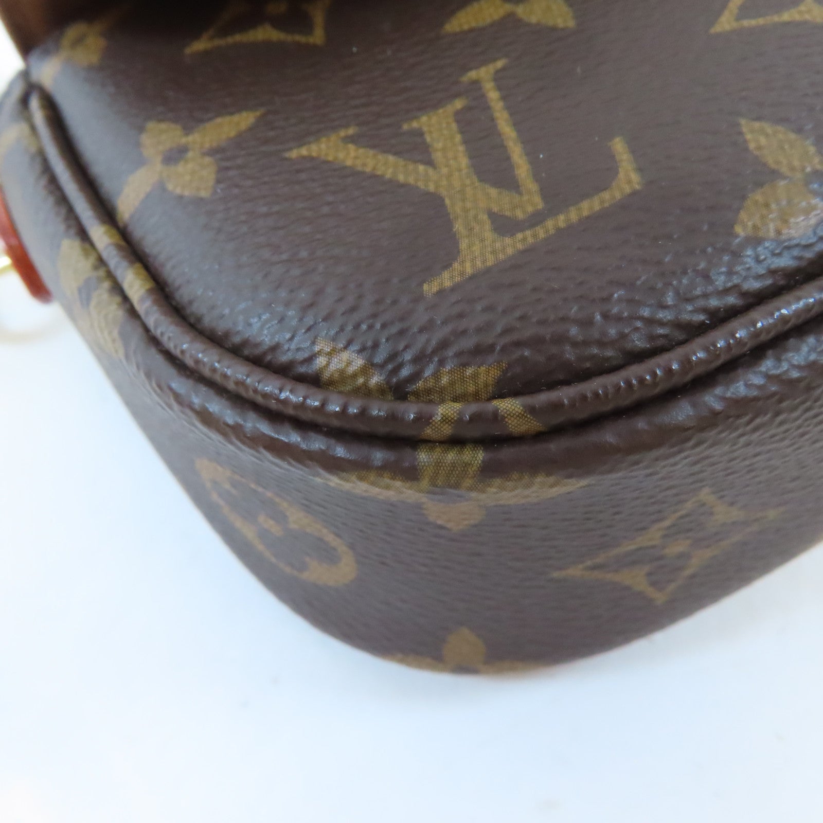 LOUIS VUITTON Monogram Wallet On Chain Ivy金扣肩背袋啡色