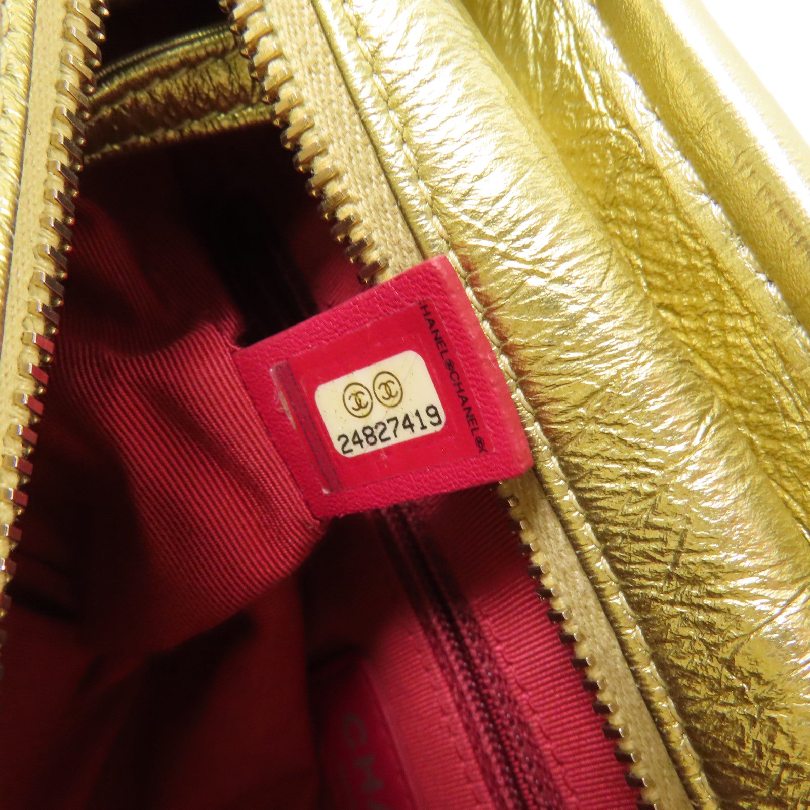 CHANEL 牛皮皮革Gabrielle Small鏈帶肩背袋