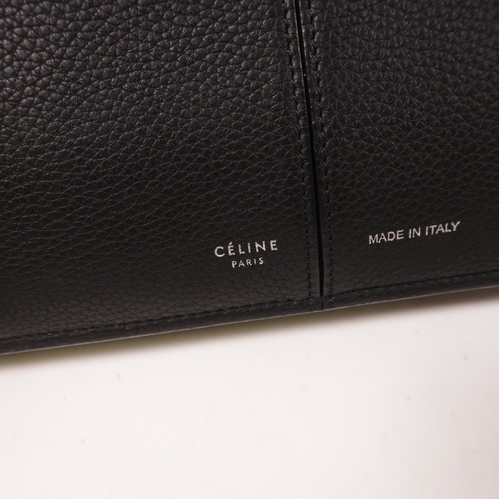 CELINE 【激減優惠】牛皮皮革Shoulder Bag銀扣肩背袋