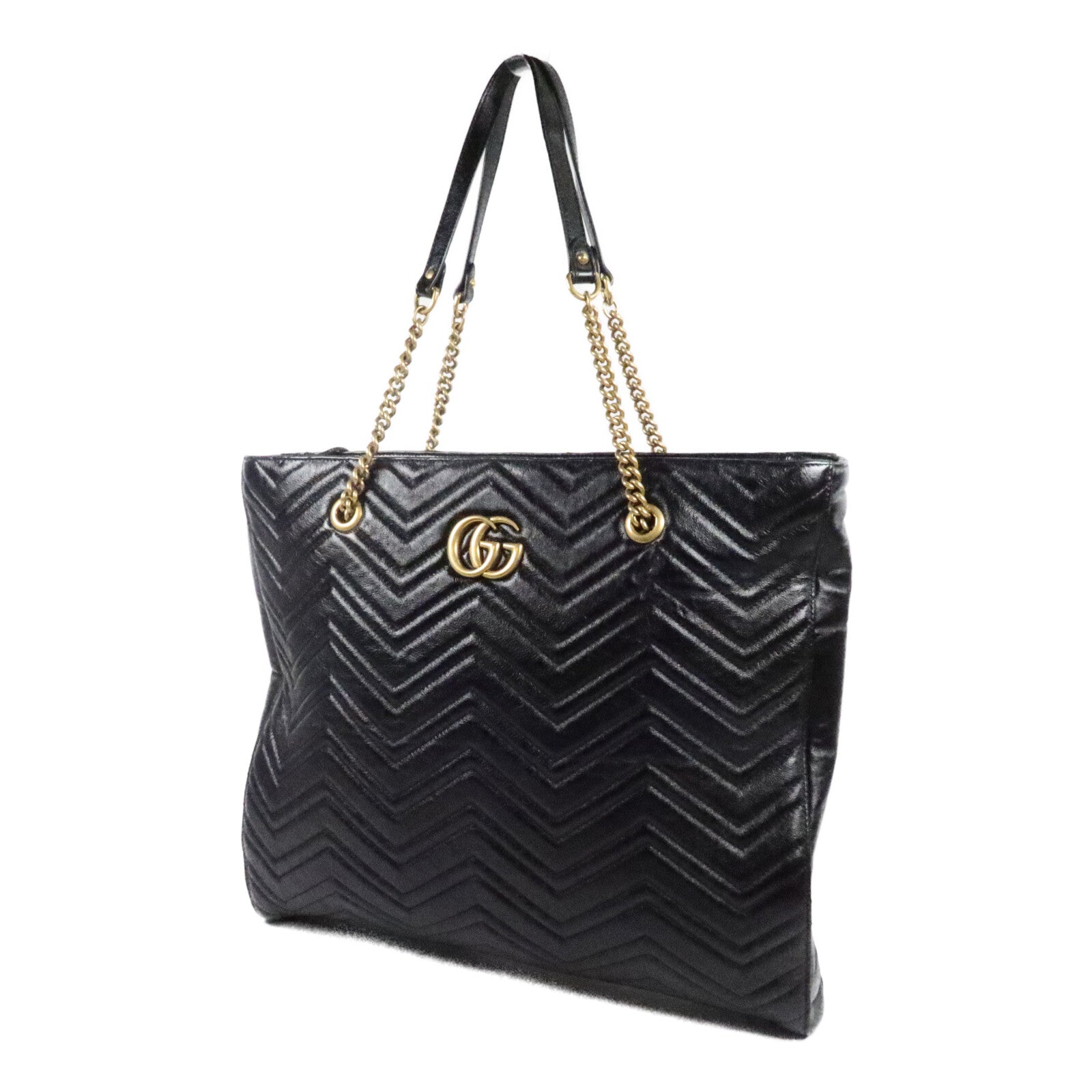GUCCI 牛皮皮革GG Marmont Tote Bag手挽袋