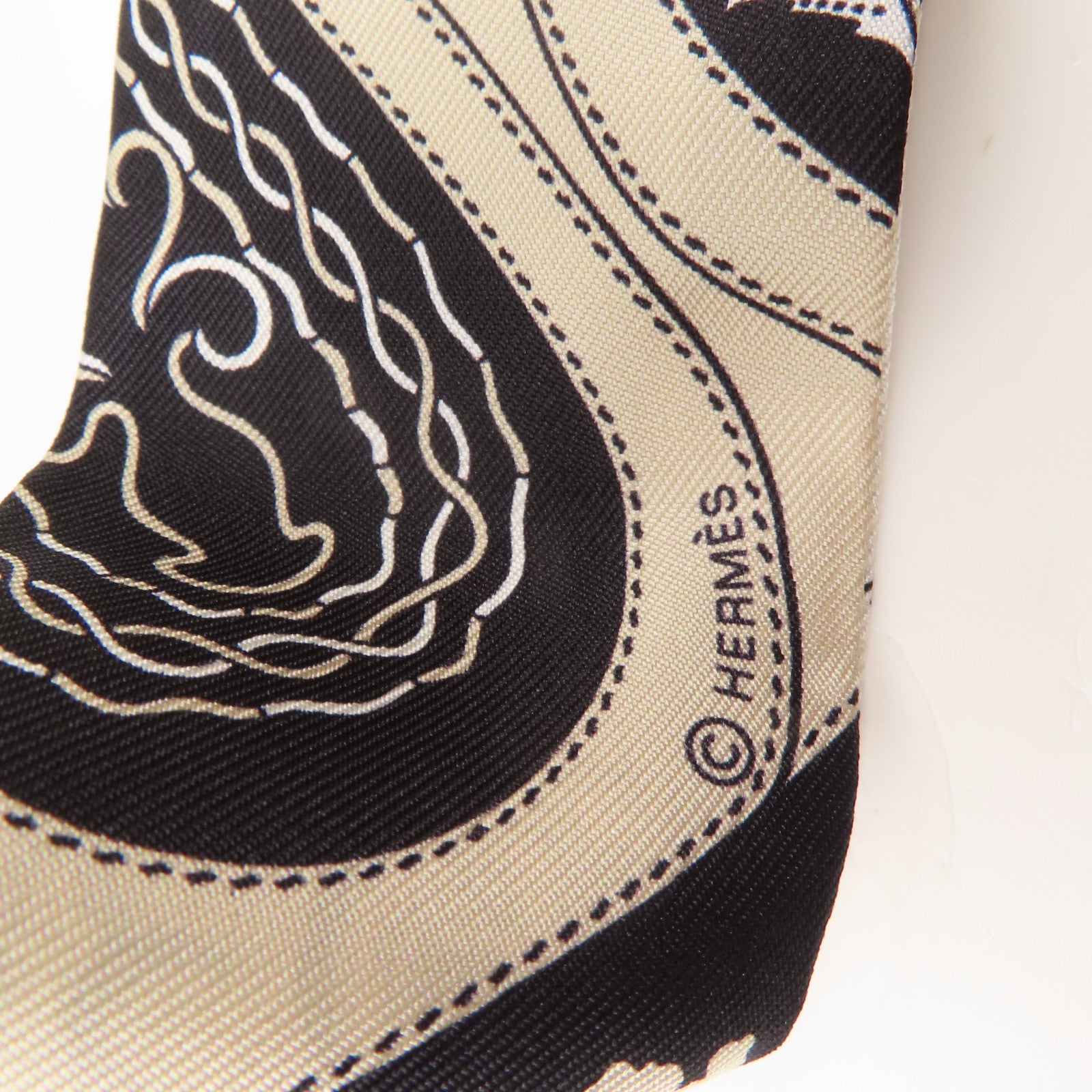 HERMES 絲質Twilly絲巾