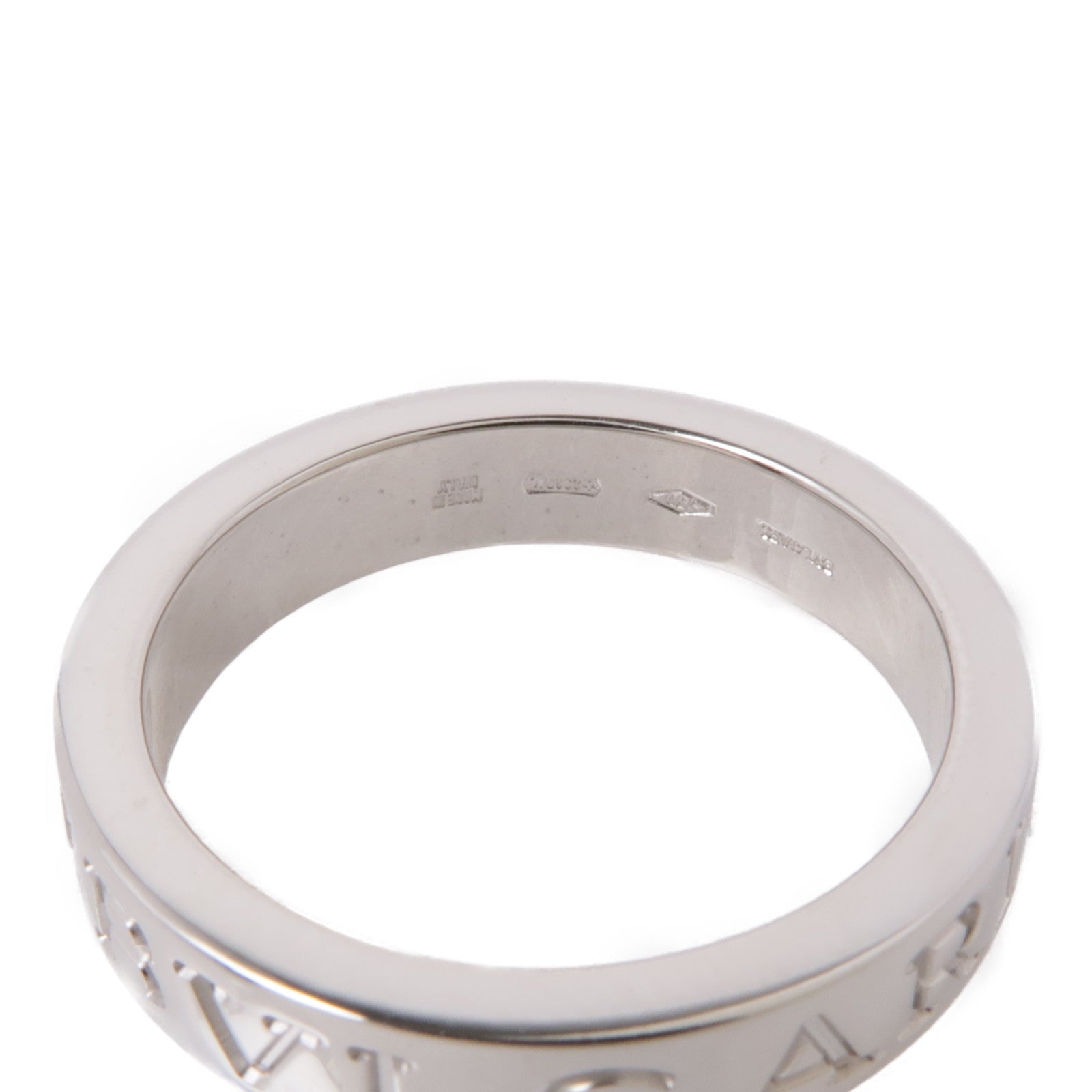 BVLGARI 18K白金B-Zero1戒指US#6.25