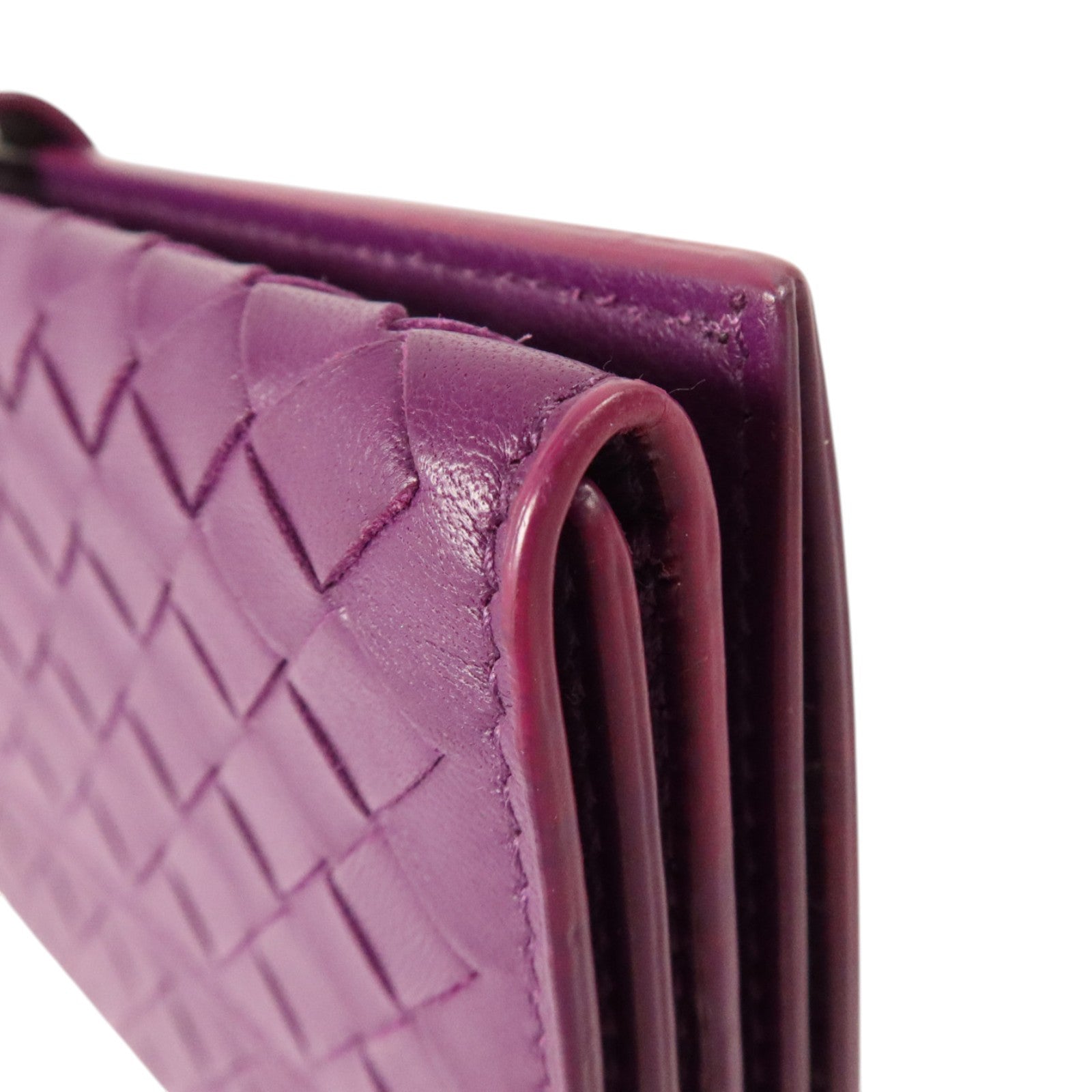 BOTTEGA VENETA 織紋皮革Long Wallet長錢包