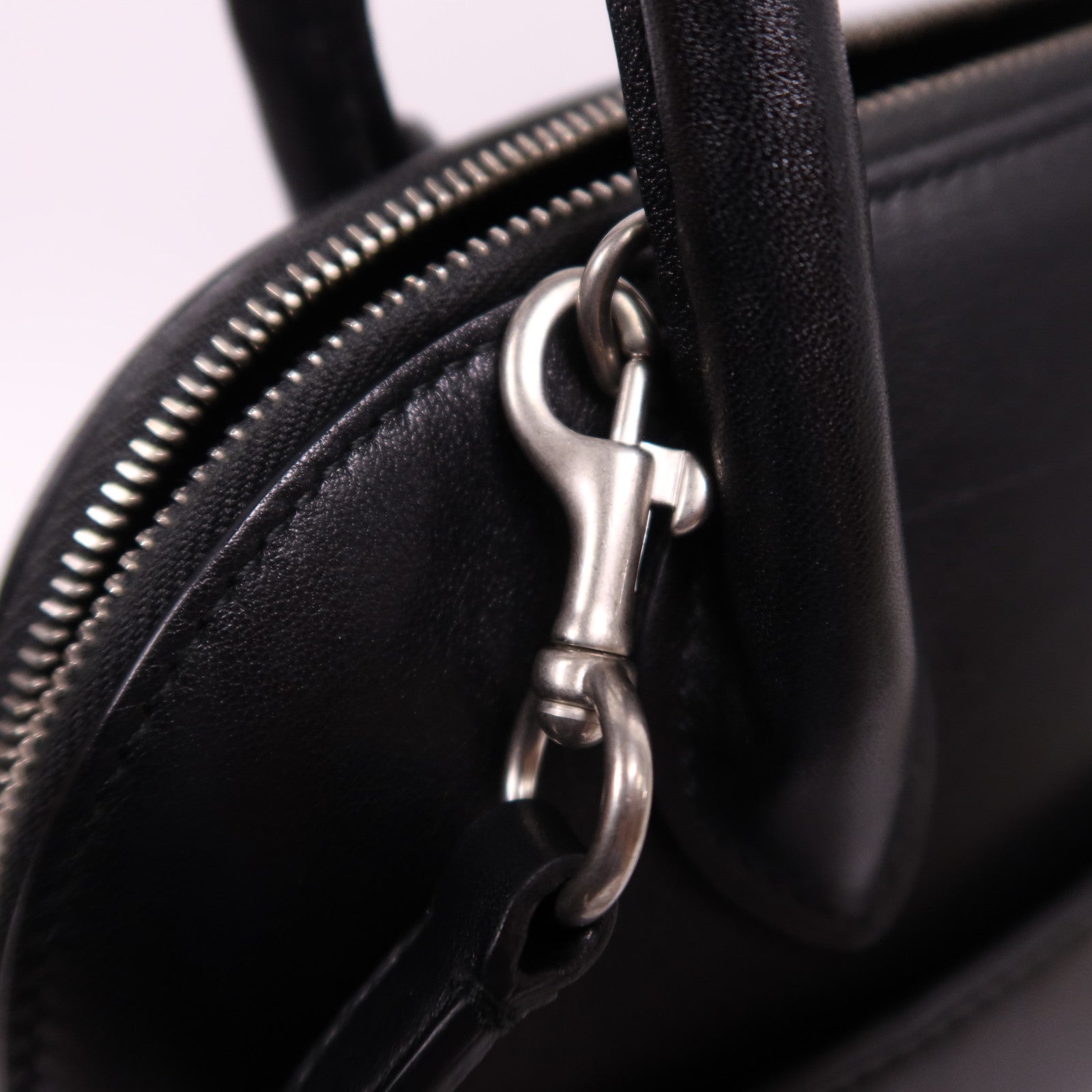 BALENCIAGA 【激減優惠】牛皮皮革Ville Small銀扣手挽肩背兩用袋