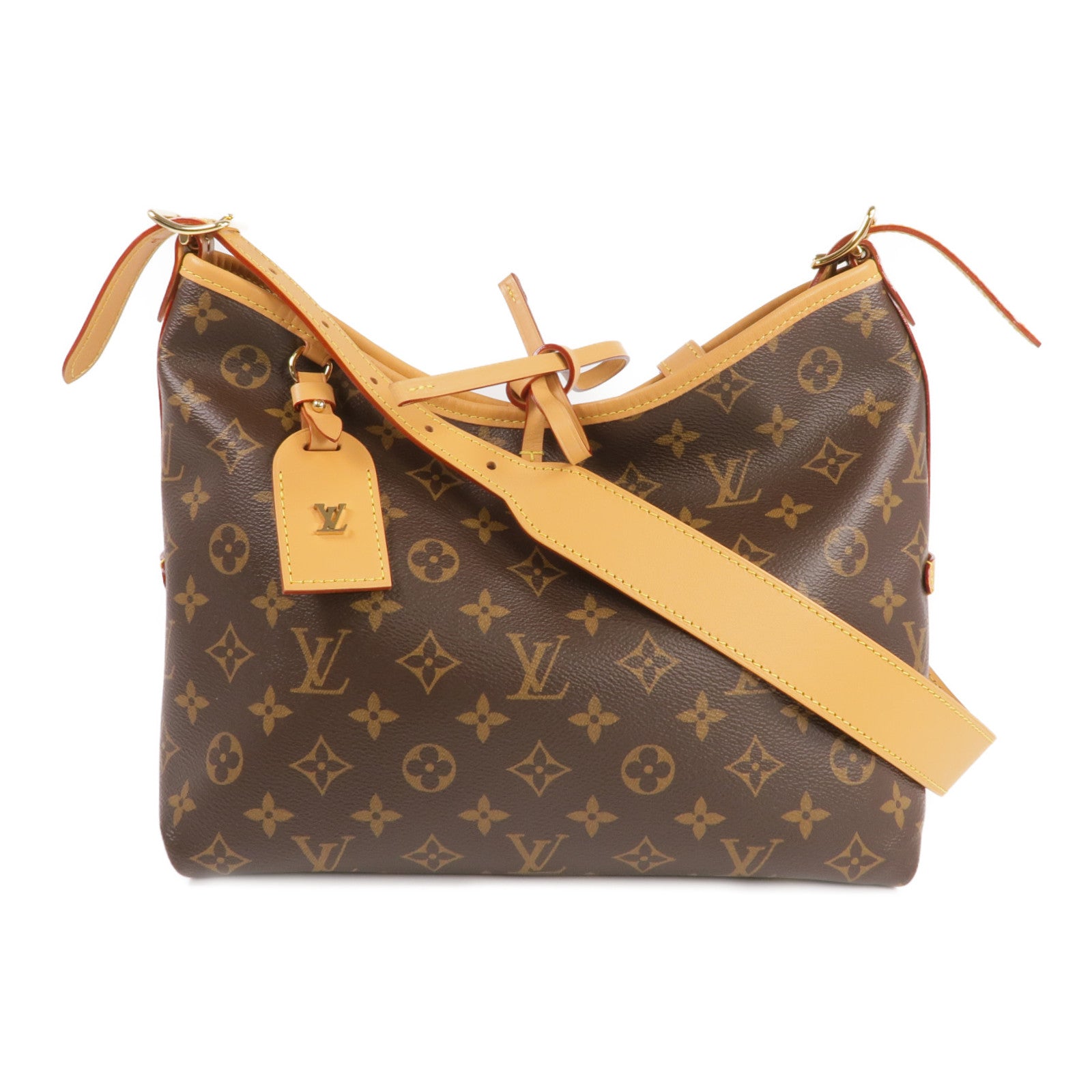 LOUIS VUITTON Monogram CarryAll PM金扣肩背袋