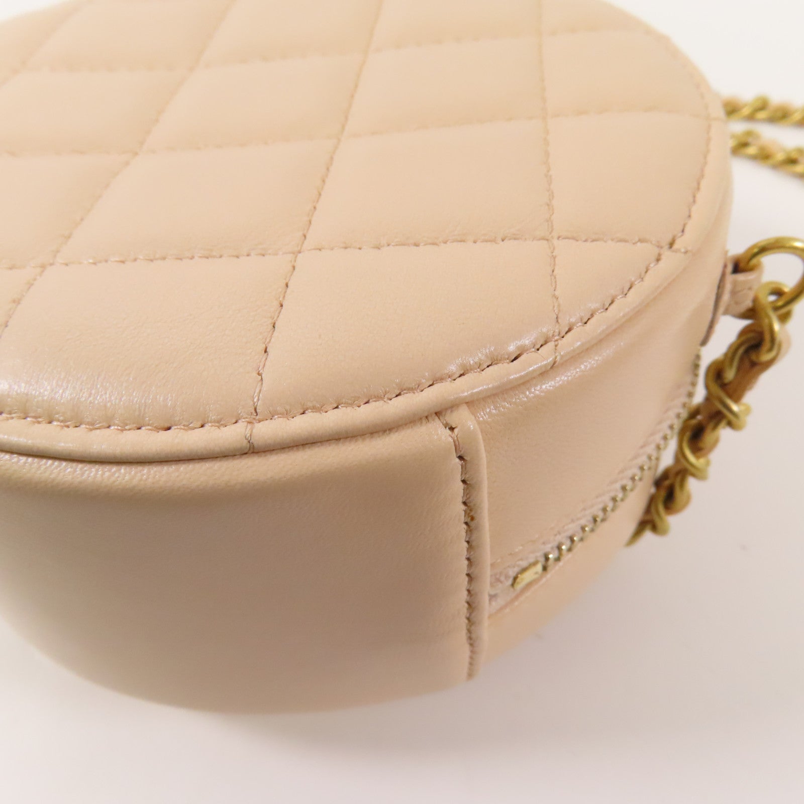 CHANEL 羊皮皮革Chain Bag金扣肩背袋