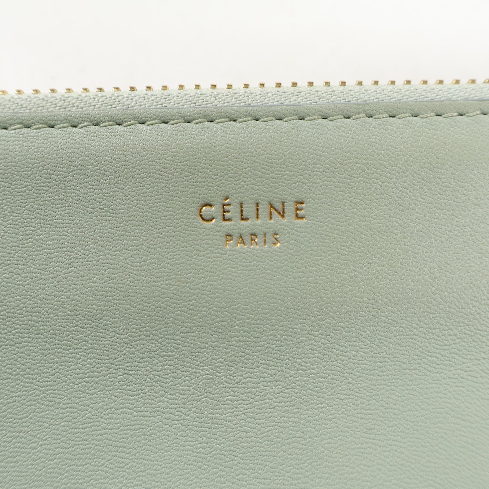 CELINE 羊皮皮革Trio Small金扣肩背袋