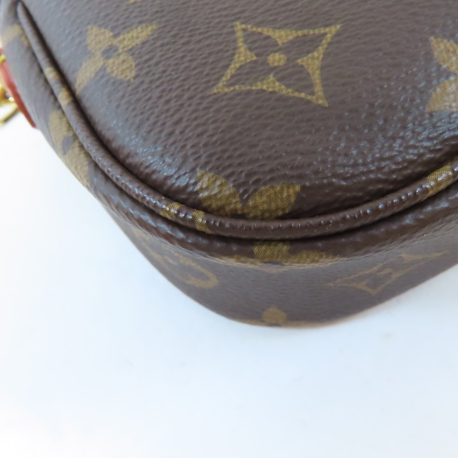 LOUIS VUITTON Monogram Wallet On Chain Ivy金扣肩背袋啡色