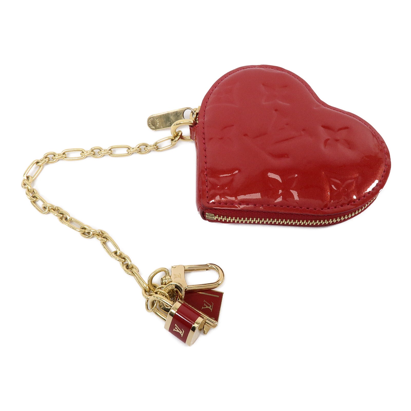 LOUIS VUITTON Monogram Vernis Coeur Coin Purse零錢包