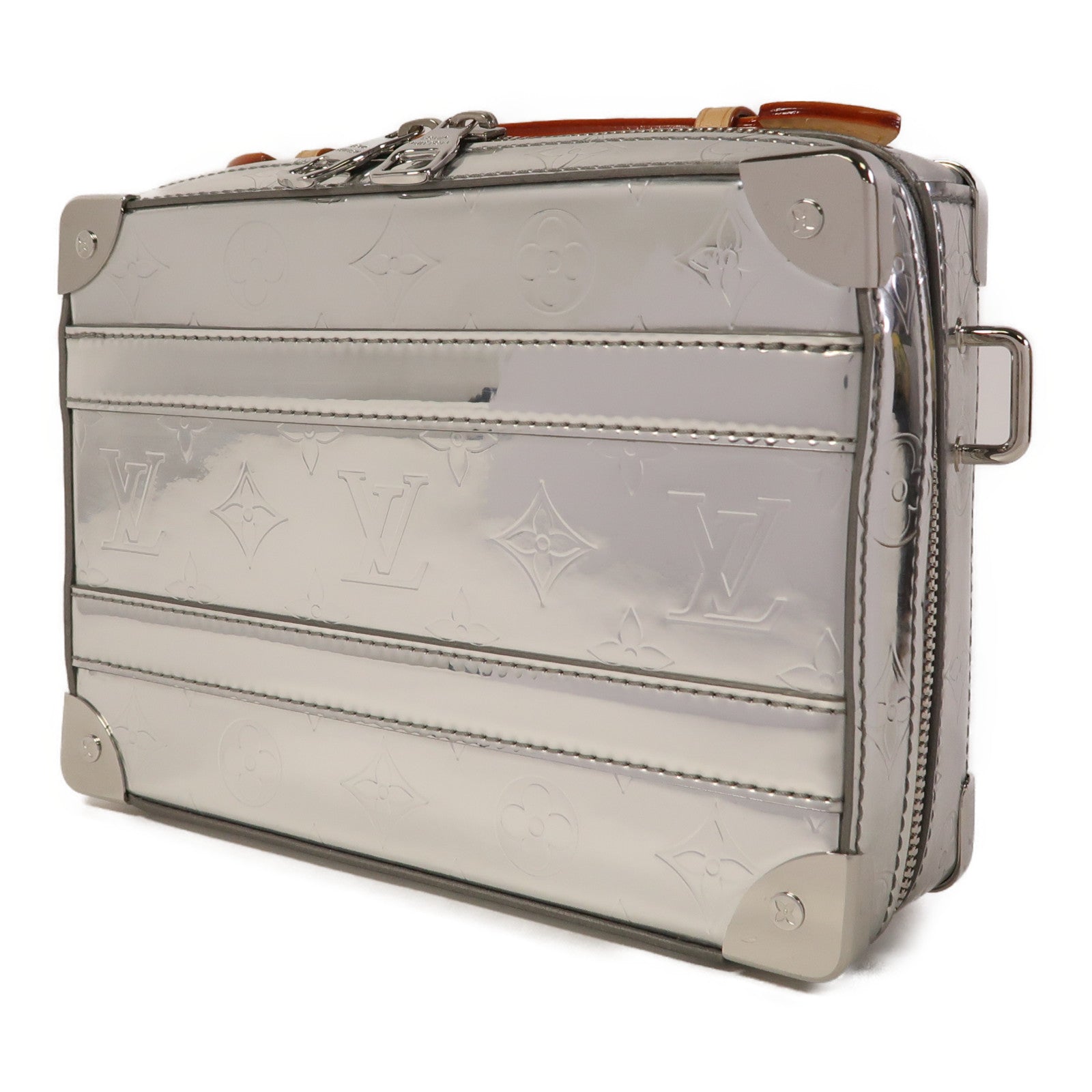 LOUIS VUITTON 【激減優惠】PVC Handle Soft Trunk銀扣手挽肩背兩用袋
