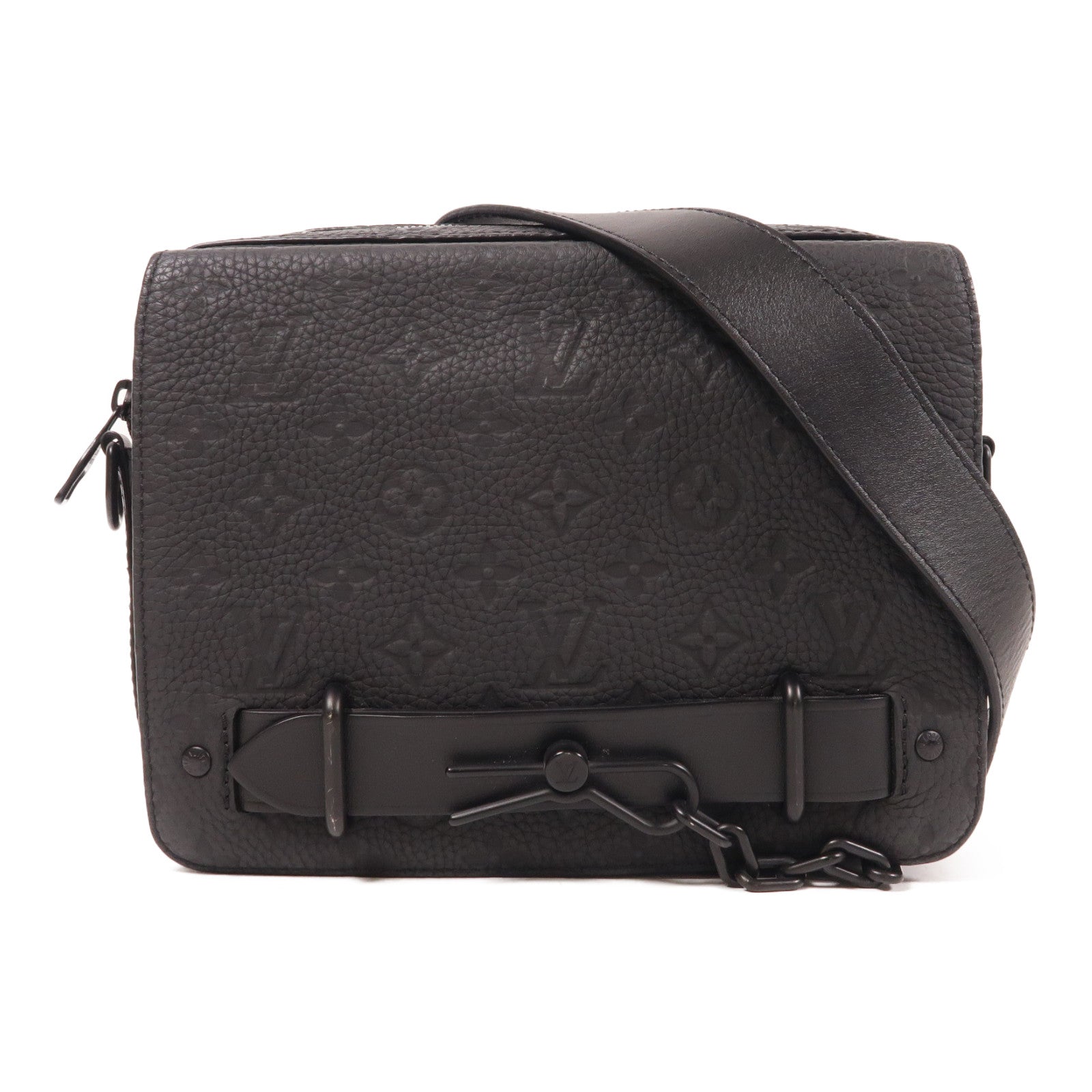 LOUIS VUITTON 【激減優惠】Monogram Taurillon Steamer Messenger肩背袋