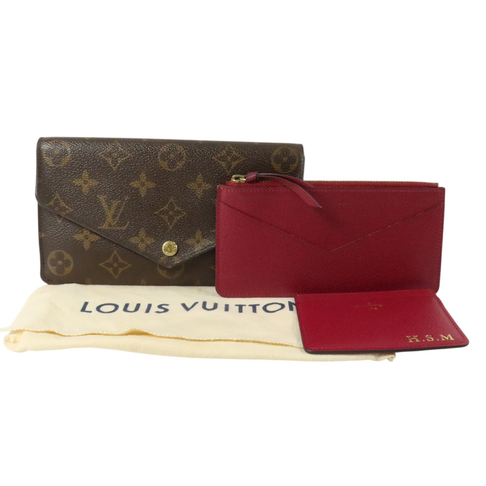 LOUIS VUITTON Monogram Jeanne Wallet金扣長錢包