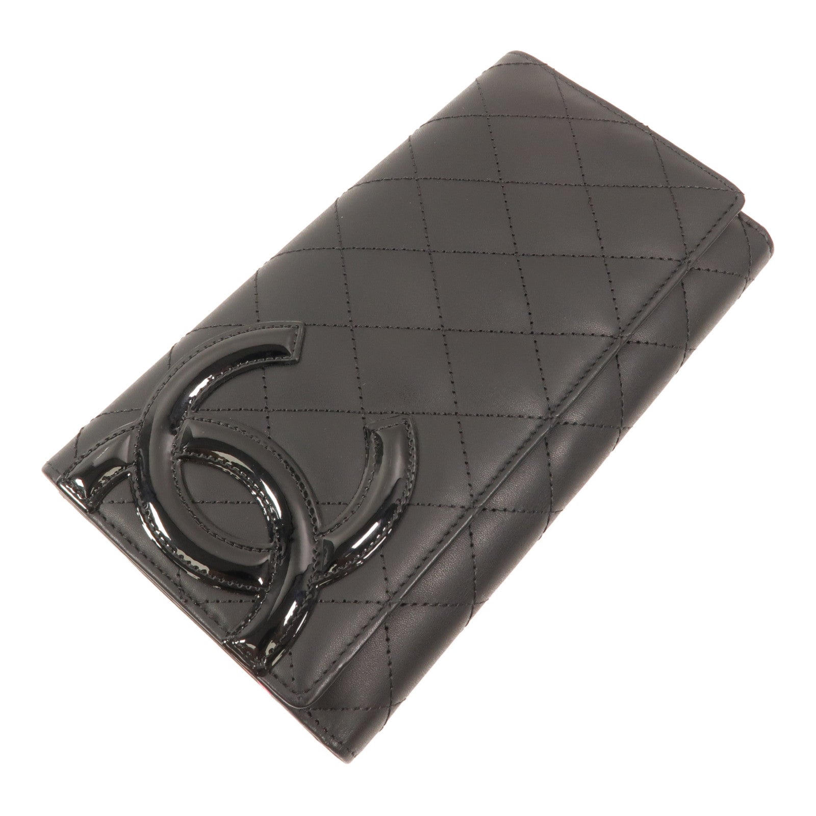 CHANEL 牛皮皮革Cambon Long Wallet長錢包