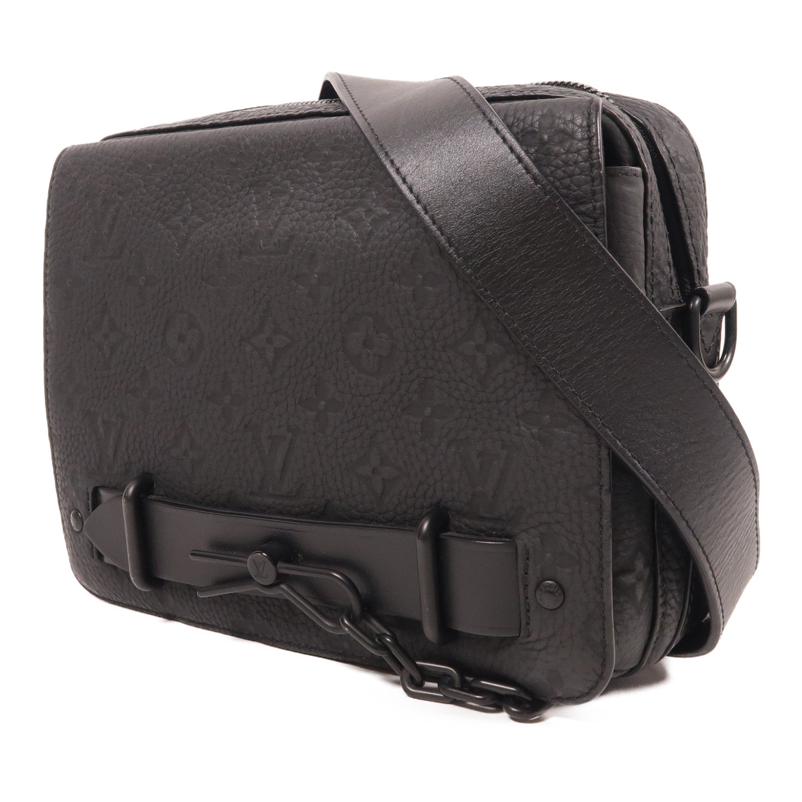 LOUIS VUITTON 【激減優惠】Monogram Taurillon Steamer Messenger肩背袋