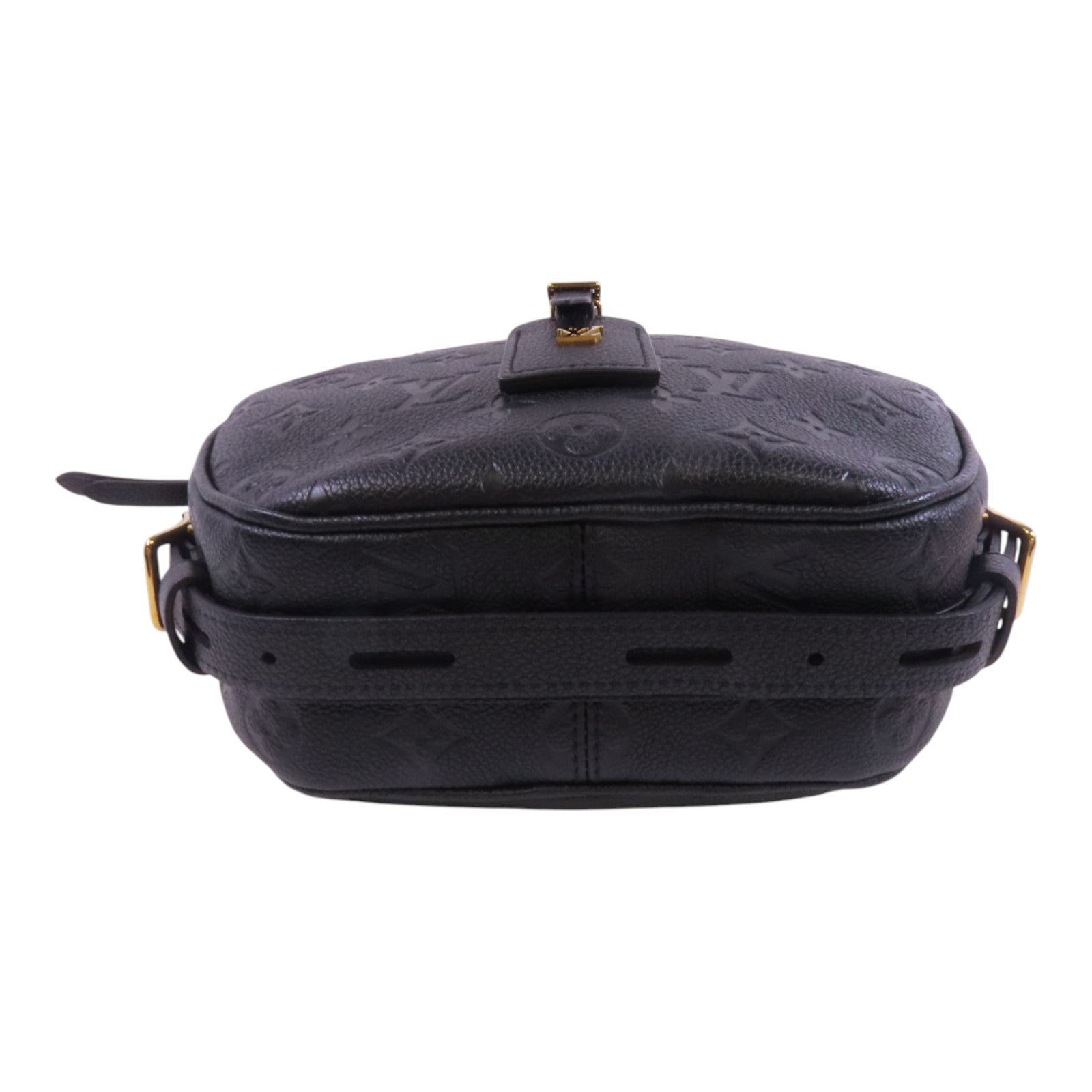 LOUIS VUITTON Monogram Empreinte Boite Chapeau Souple MM金扣肩背袋