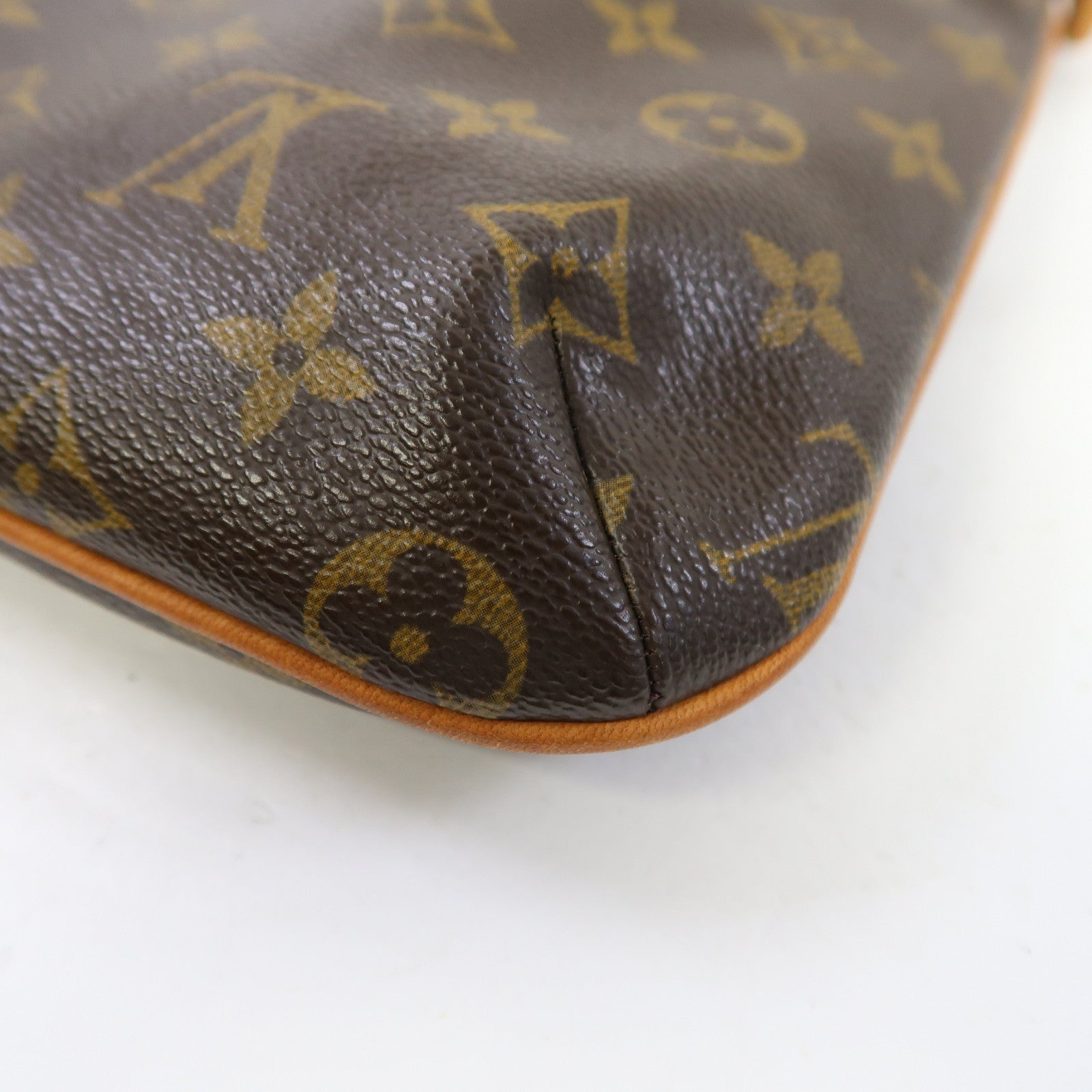 LOUIS VUITTON Monogram Musette Salsa金扣肩背袋啡色