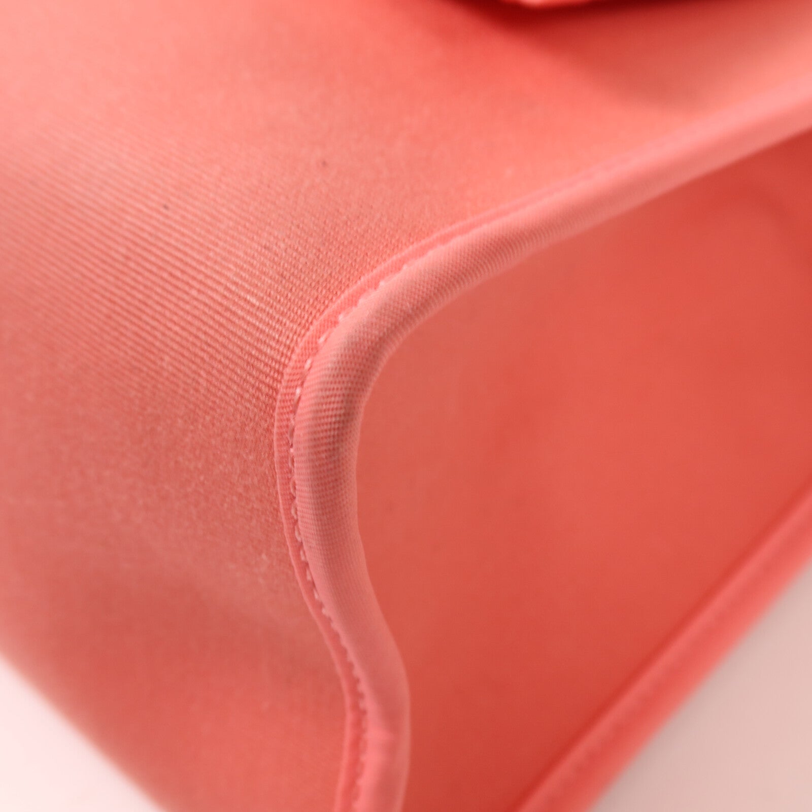HERMES 帆布Herbag PM銀扣手挽肩背兩用袋Rose Azalee