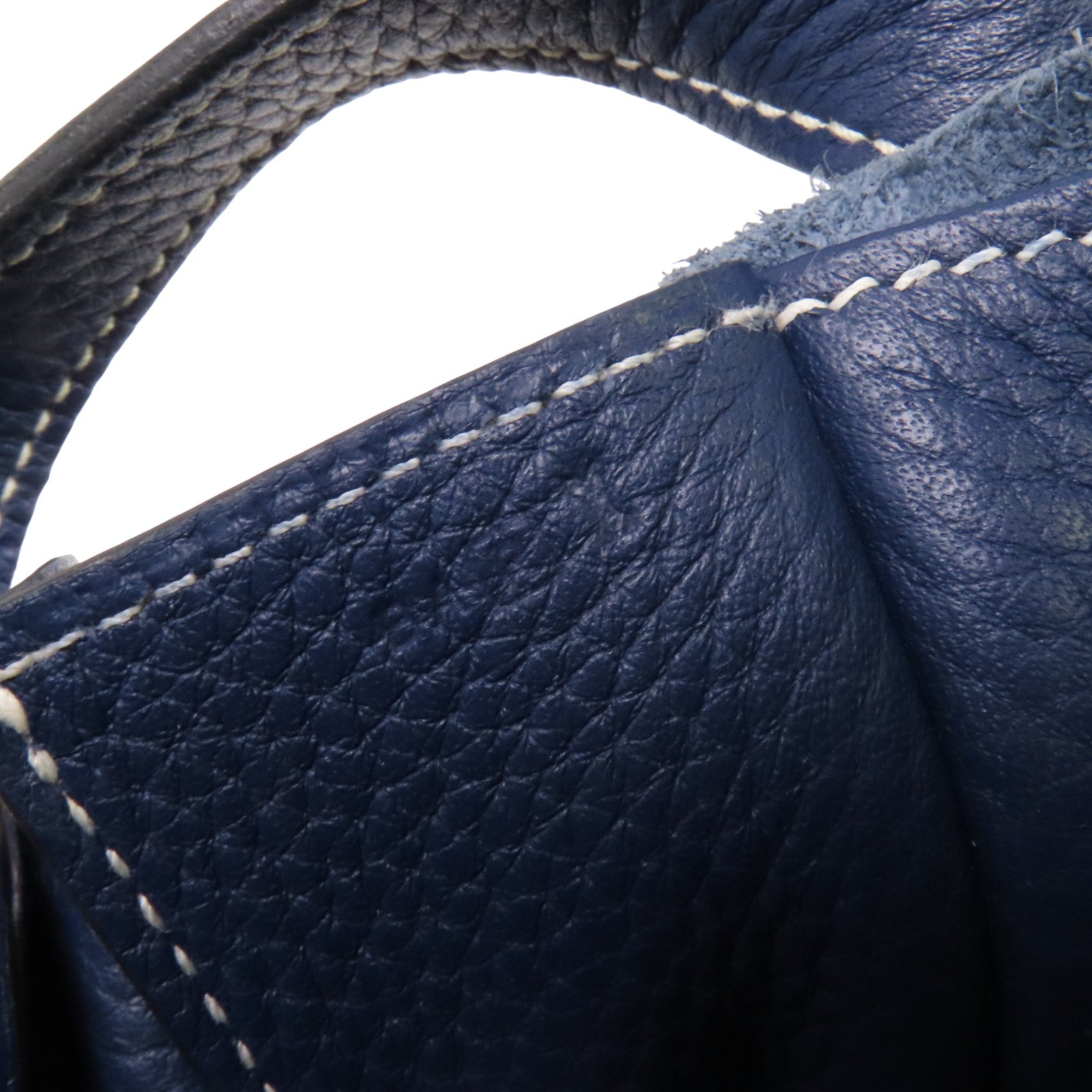 HERMES Clemence皮革Halzan 31銀扣肩背袋