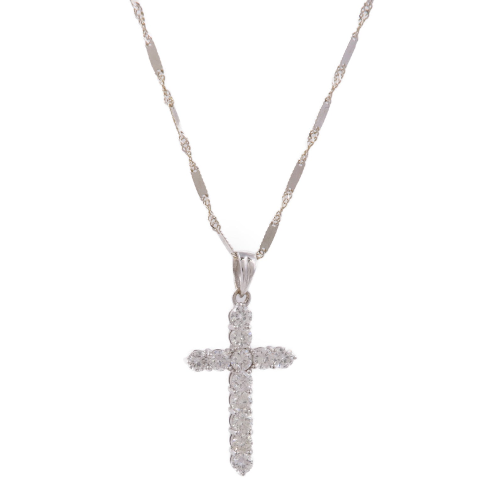JEWELRY 18K白金Diamond Necklace鑽石項鍊
