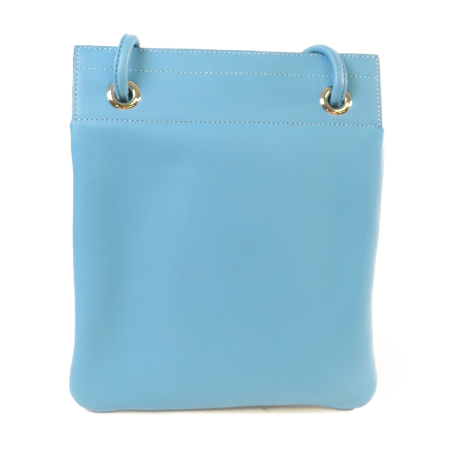 HERMES 【激減優惠】Swift皮革Aline Shoulder Bag銀扣肩背袋Bleu Du Nord北方藍色