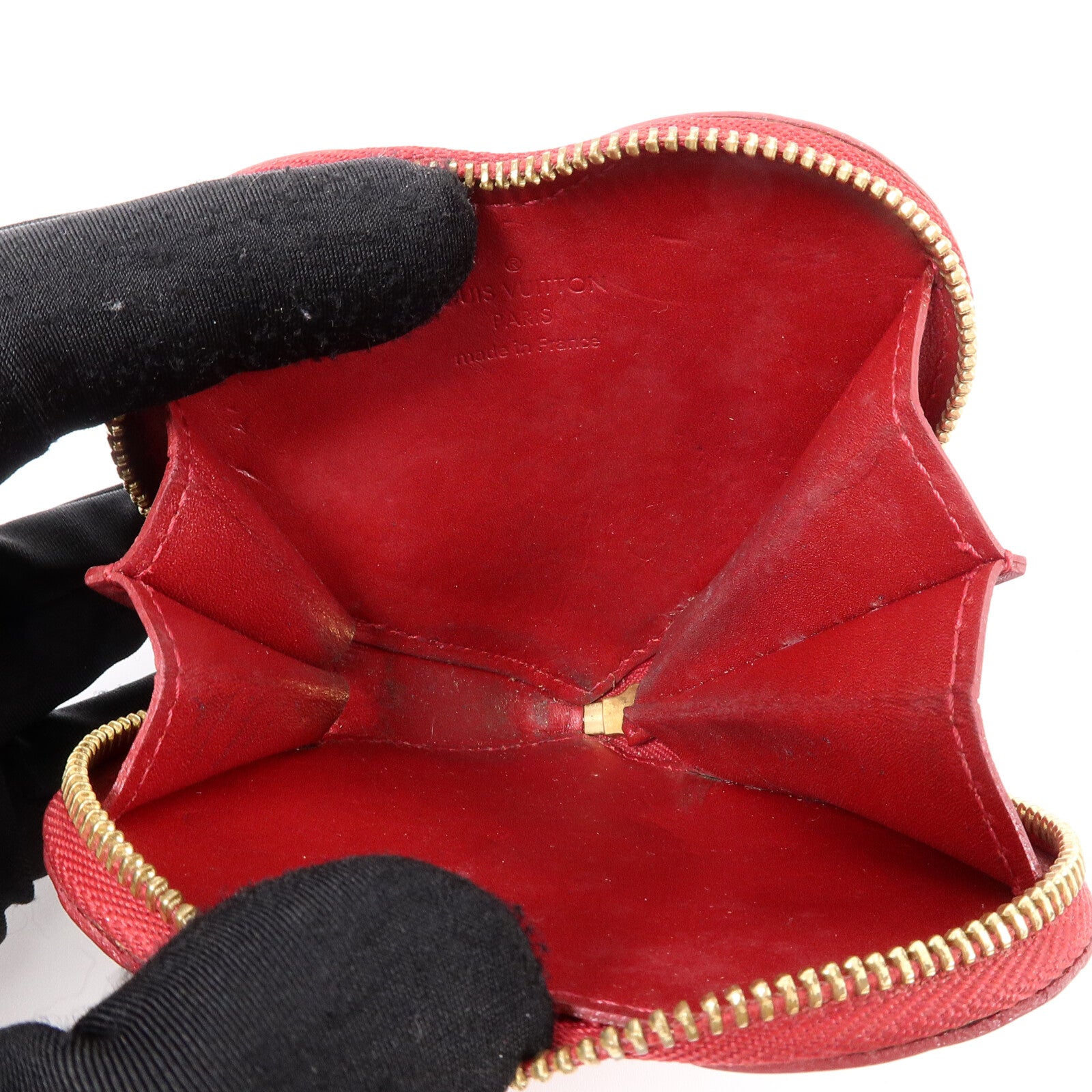 LOUIS VUITTON Monogram Vernis Coeur Coin Purse零錢包