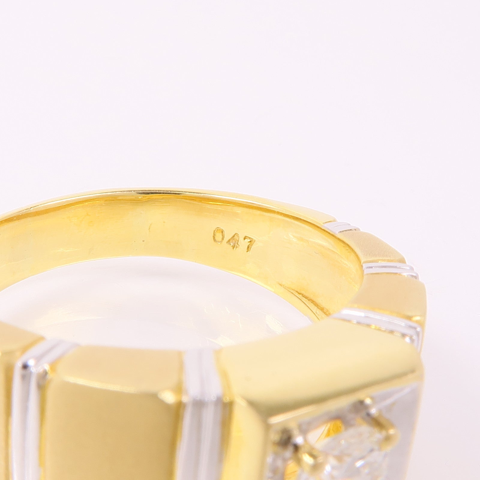 JEWELRY 18K黃金Diamond Ring鑽石戒指US#10.25