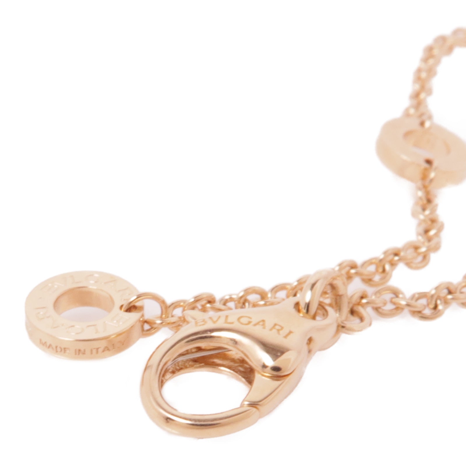 BVLGARI【激減優惠】 18K玫瑰金/陶瓷B-Zero1 Necklace項鍊