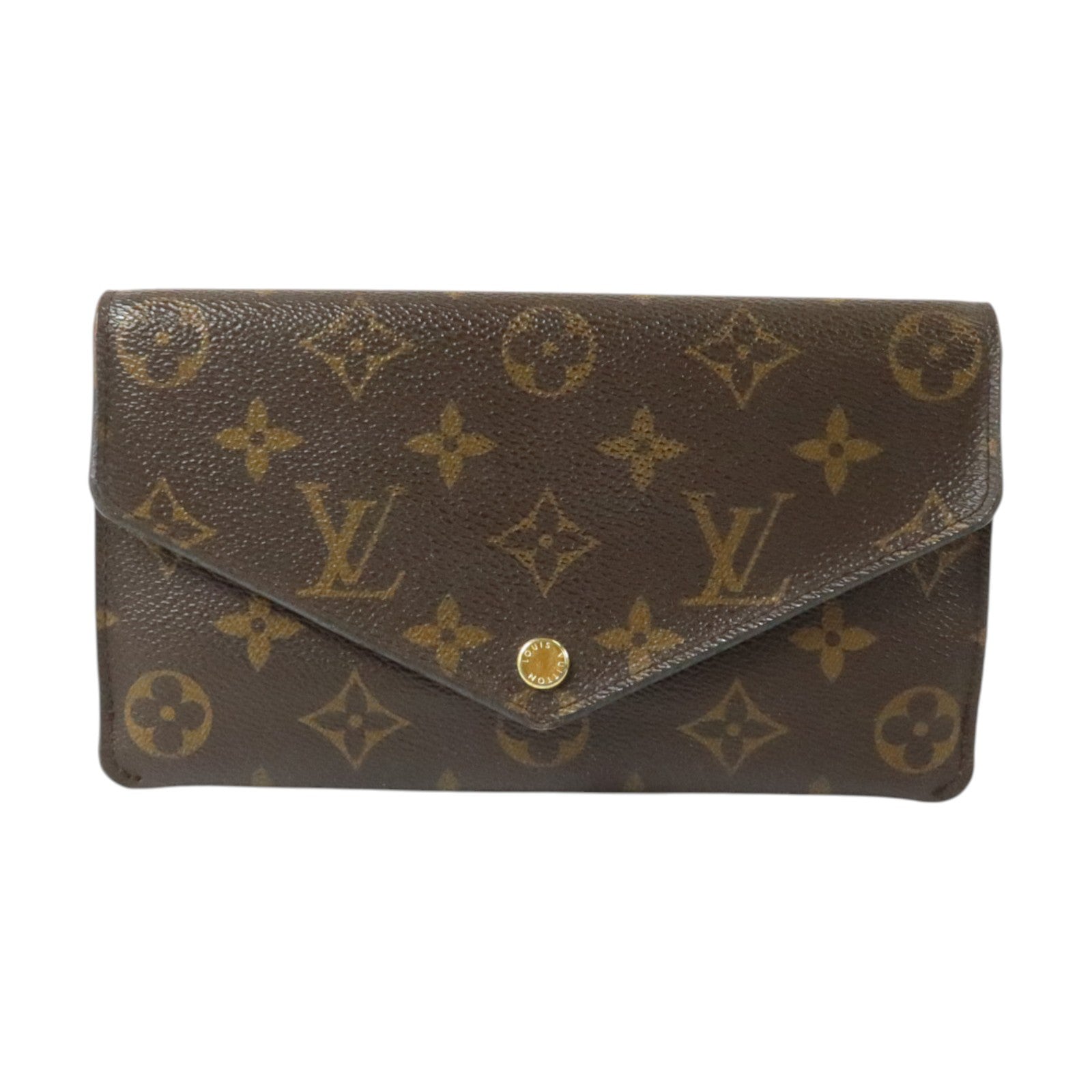 LOUIS VUITTON Monogram Jeanne Wallet金扣長錢包