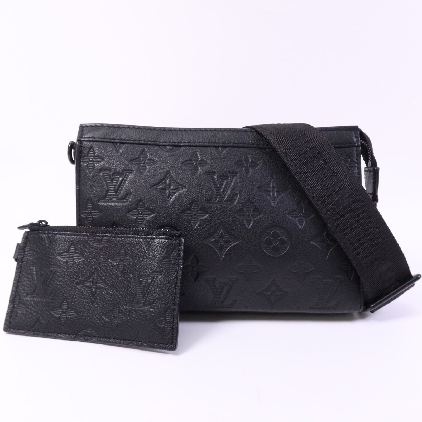 LOUIS VUITTON Monogram Shadow Gaston肩背袋