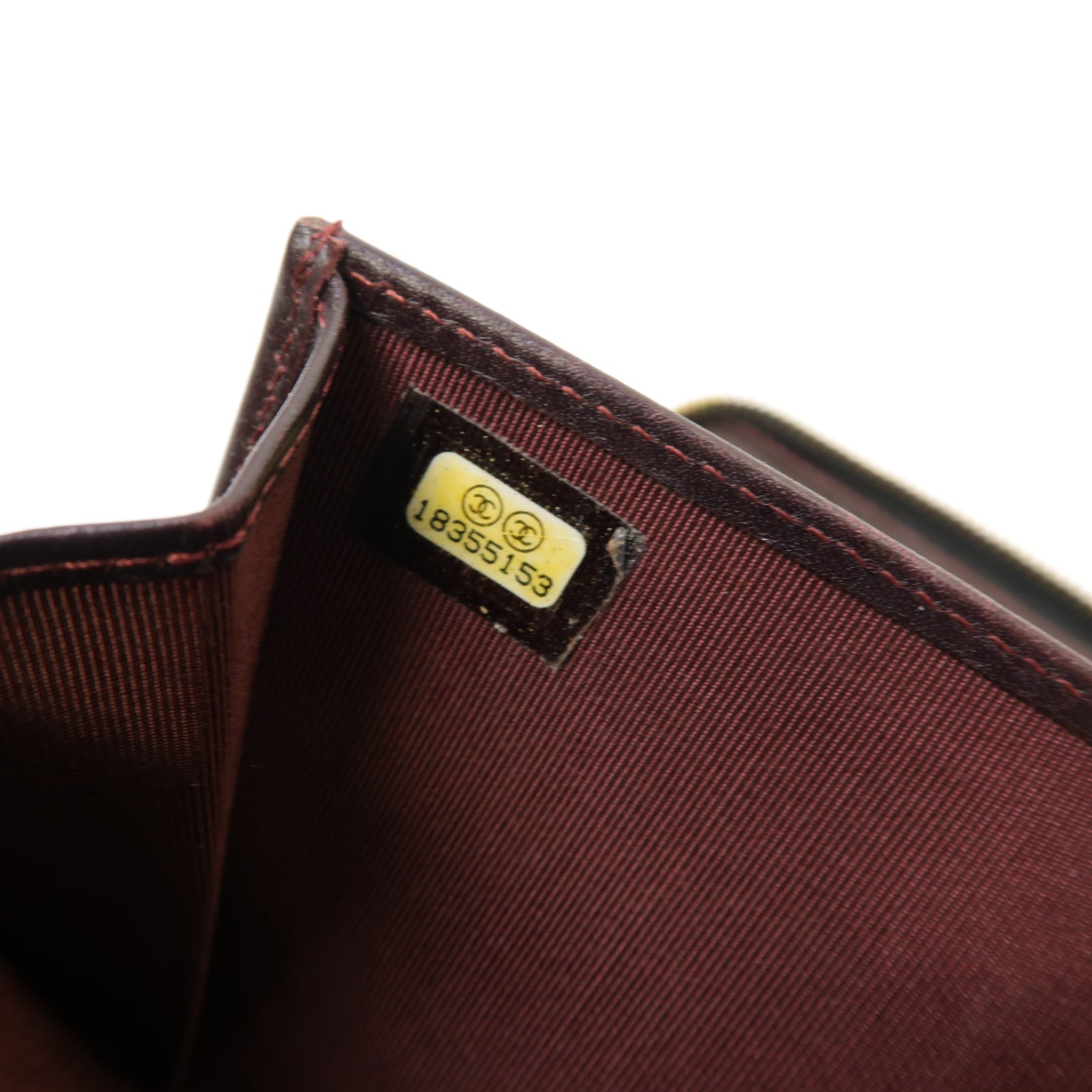 CHANEL **【激減優惠】菱格Caviar皮革Zipped Wallet金扣長錢包黒色