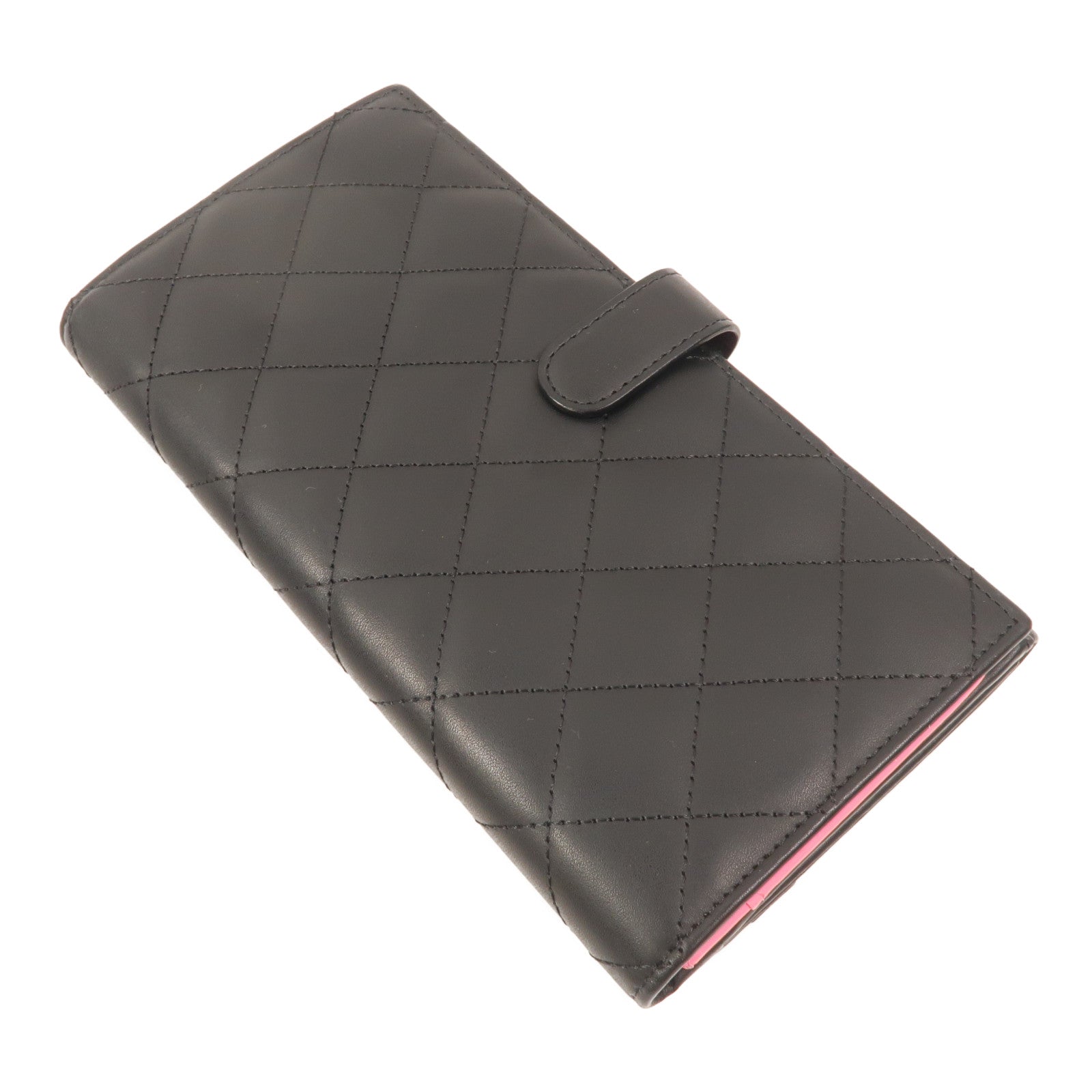 CHANEL 牛皮皮革Cambon Long Wallet長錢包