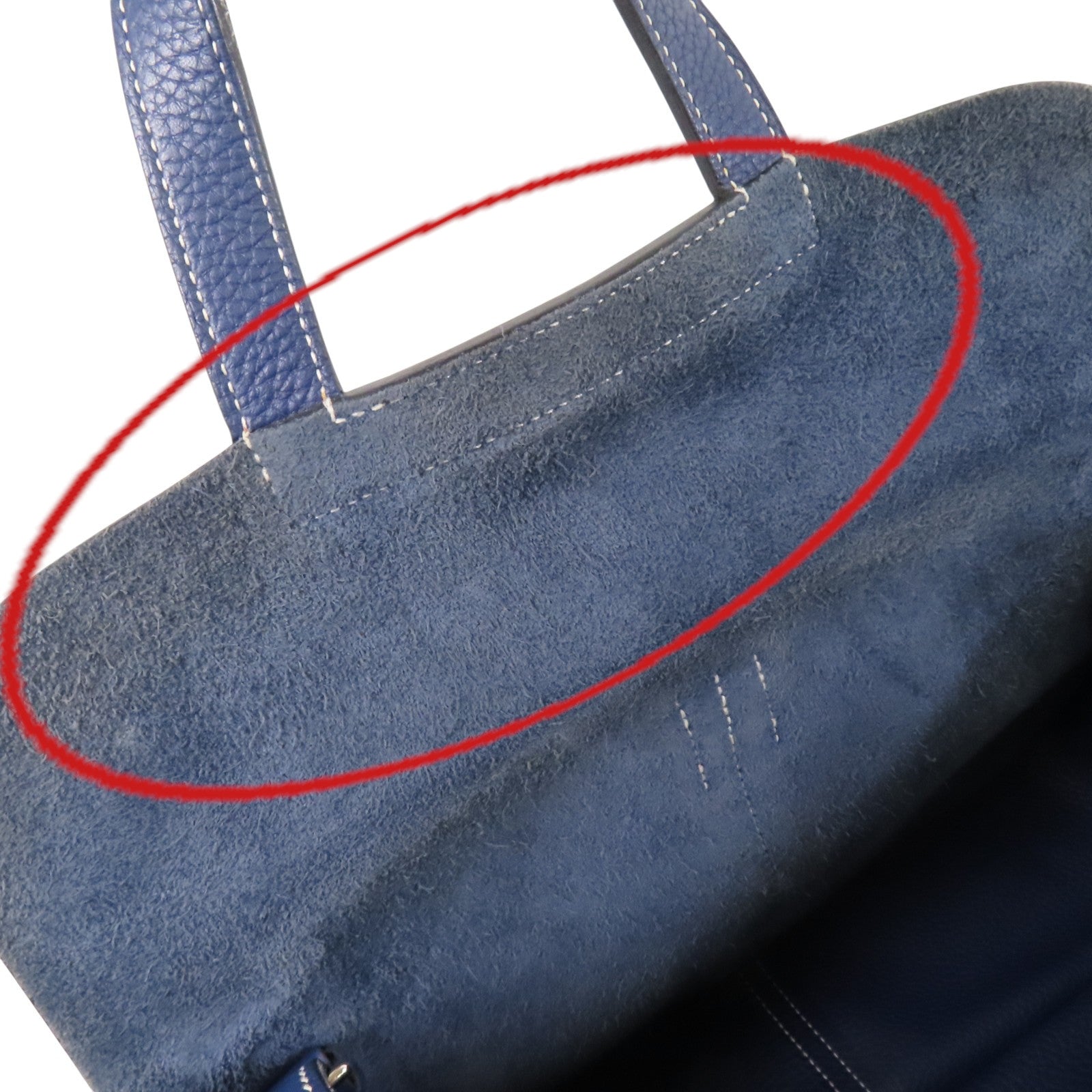 HERMES Clemence皮革Halzan 31銀扣肩背袋