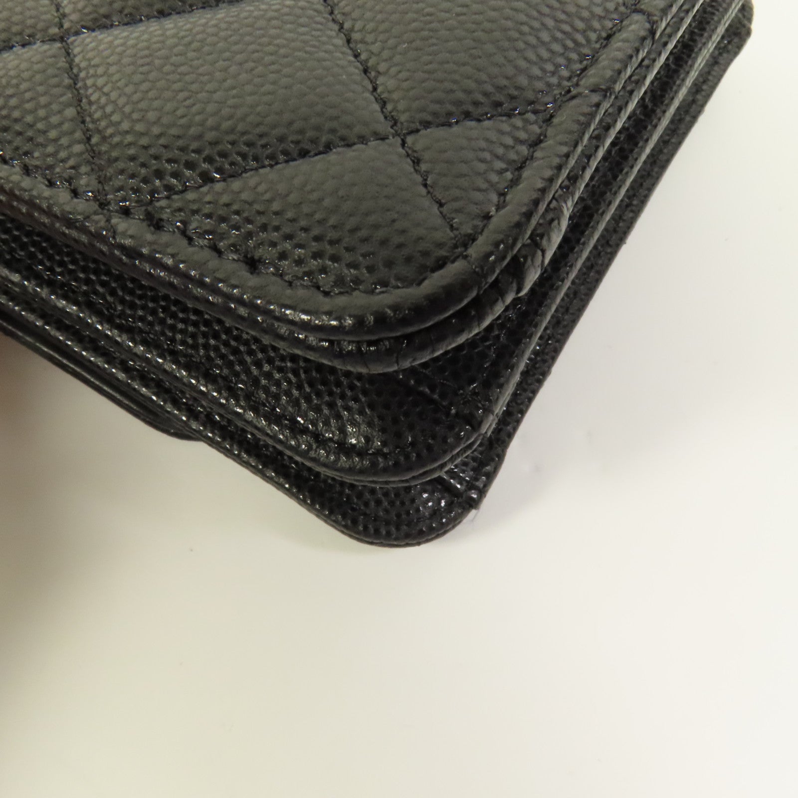 CHANEL 牛皮皮革Chain Shoulder金扣鏈帶肩背袋