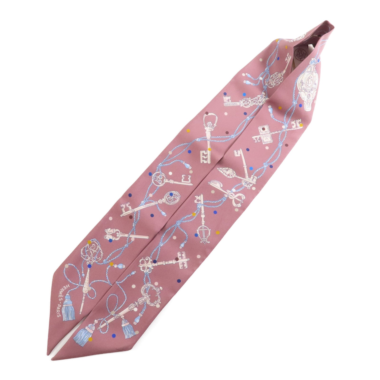 HERMES 【激減優惠】絲質Twilly絲巾