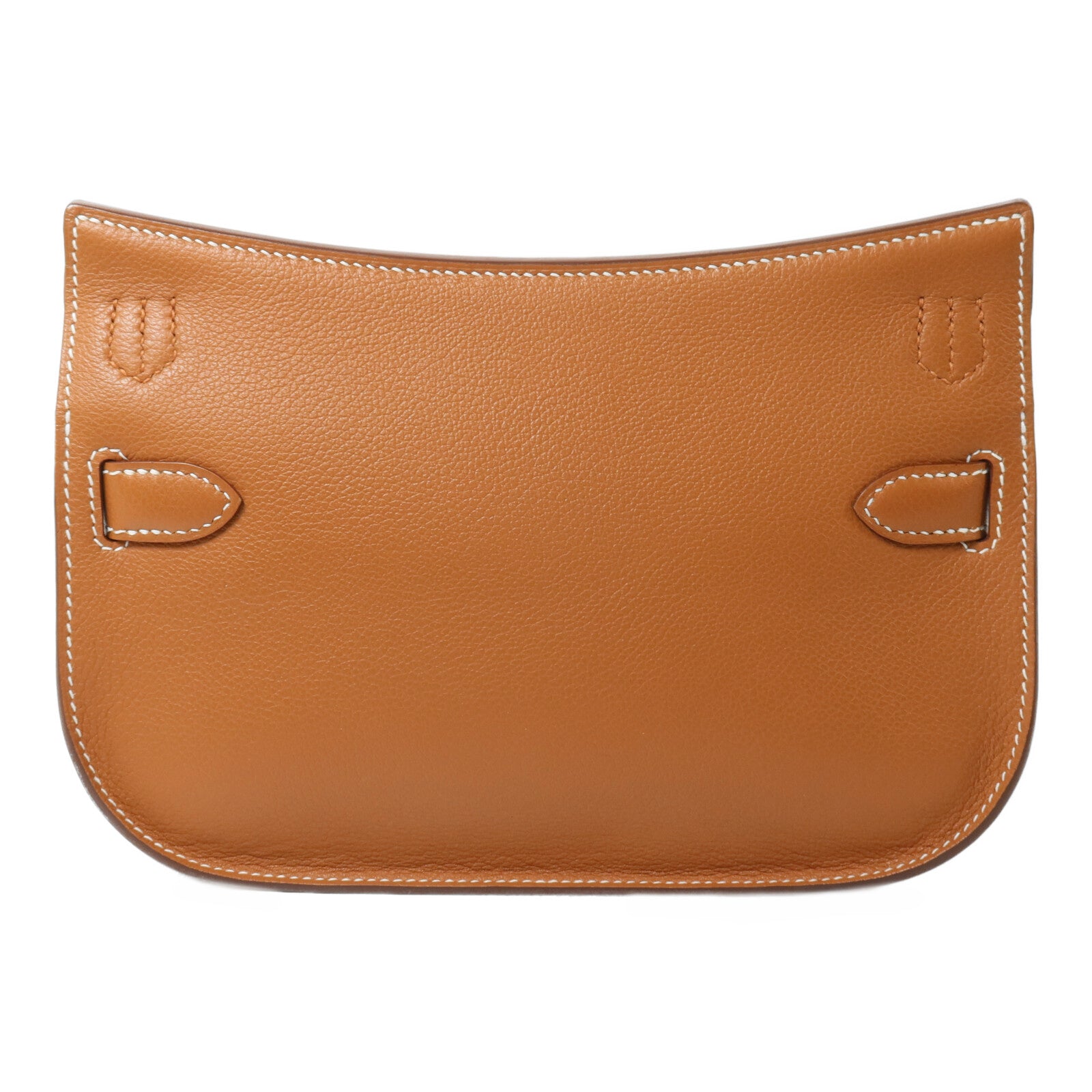 HERMES Evercolor皮革Mini Jypsiere肩背袋Gold