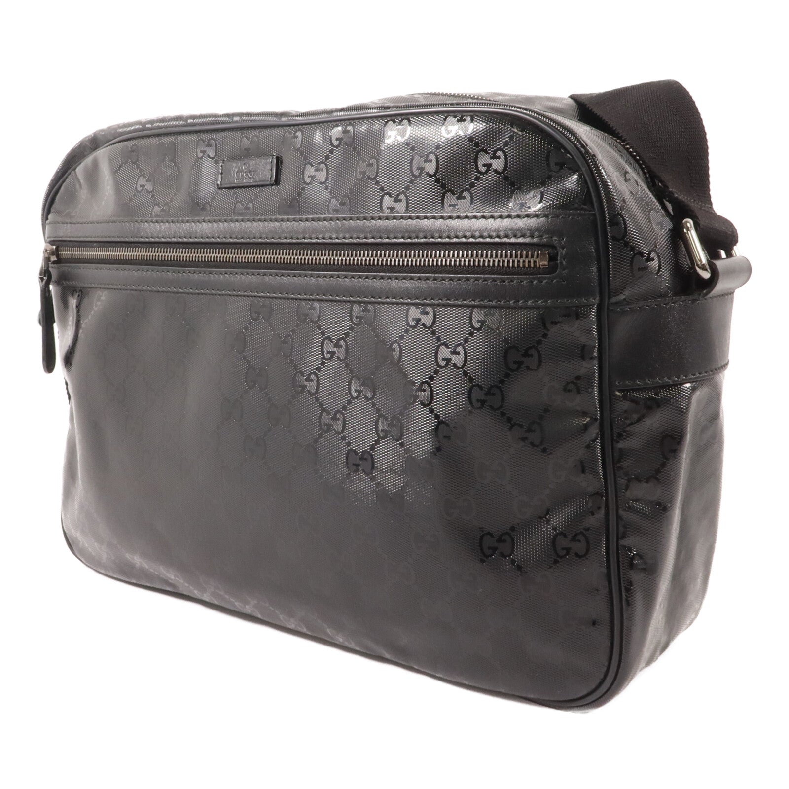 GUCCI 塗層帆布Shoulder Bag肩背袋