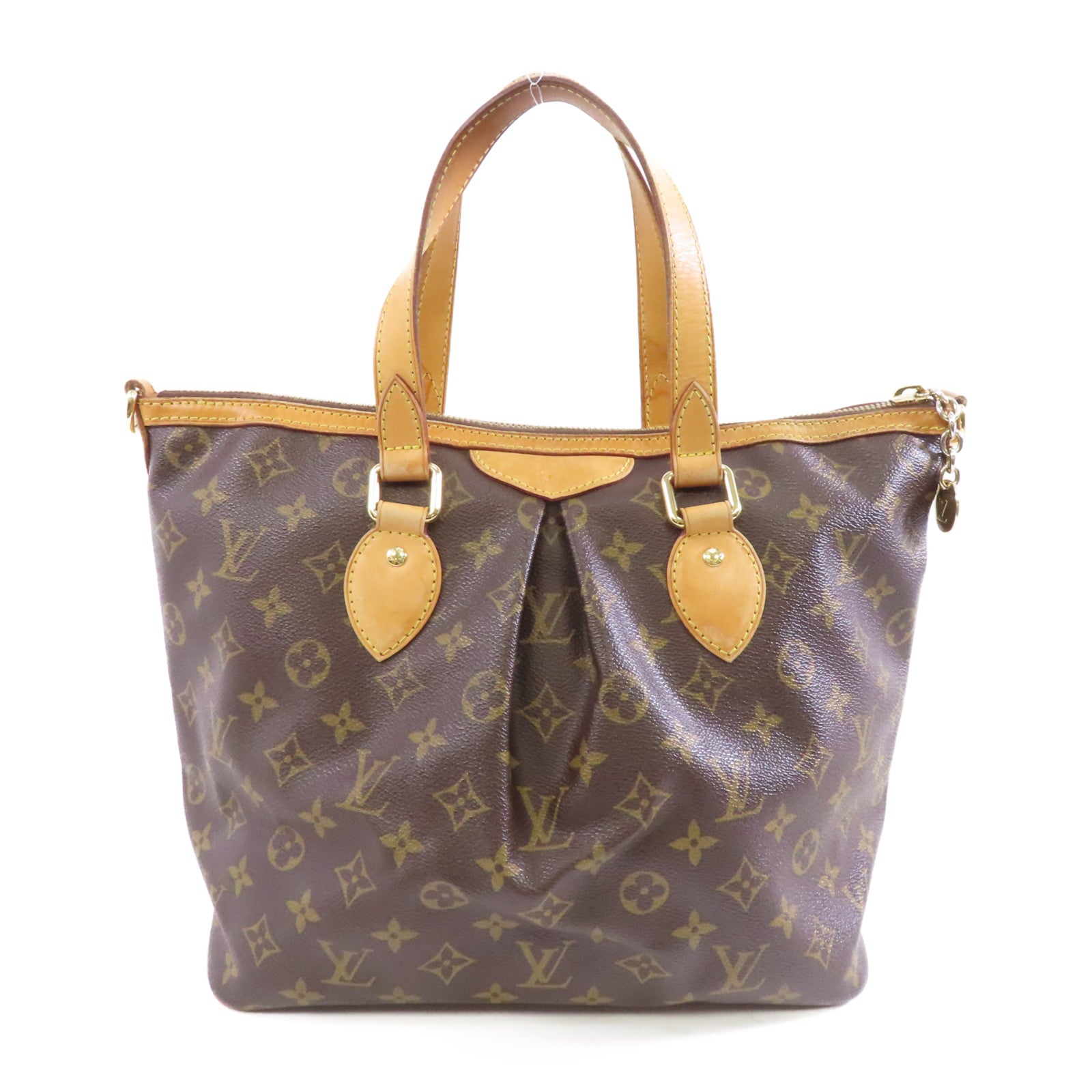 LOUIS VUITTON 【激減優惠】Monogram Palermo PM金扣手挽肩背兩用袋啡色